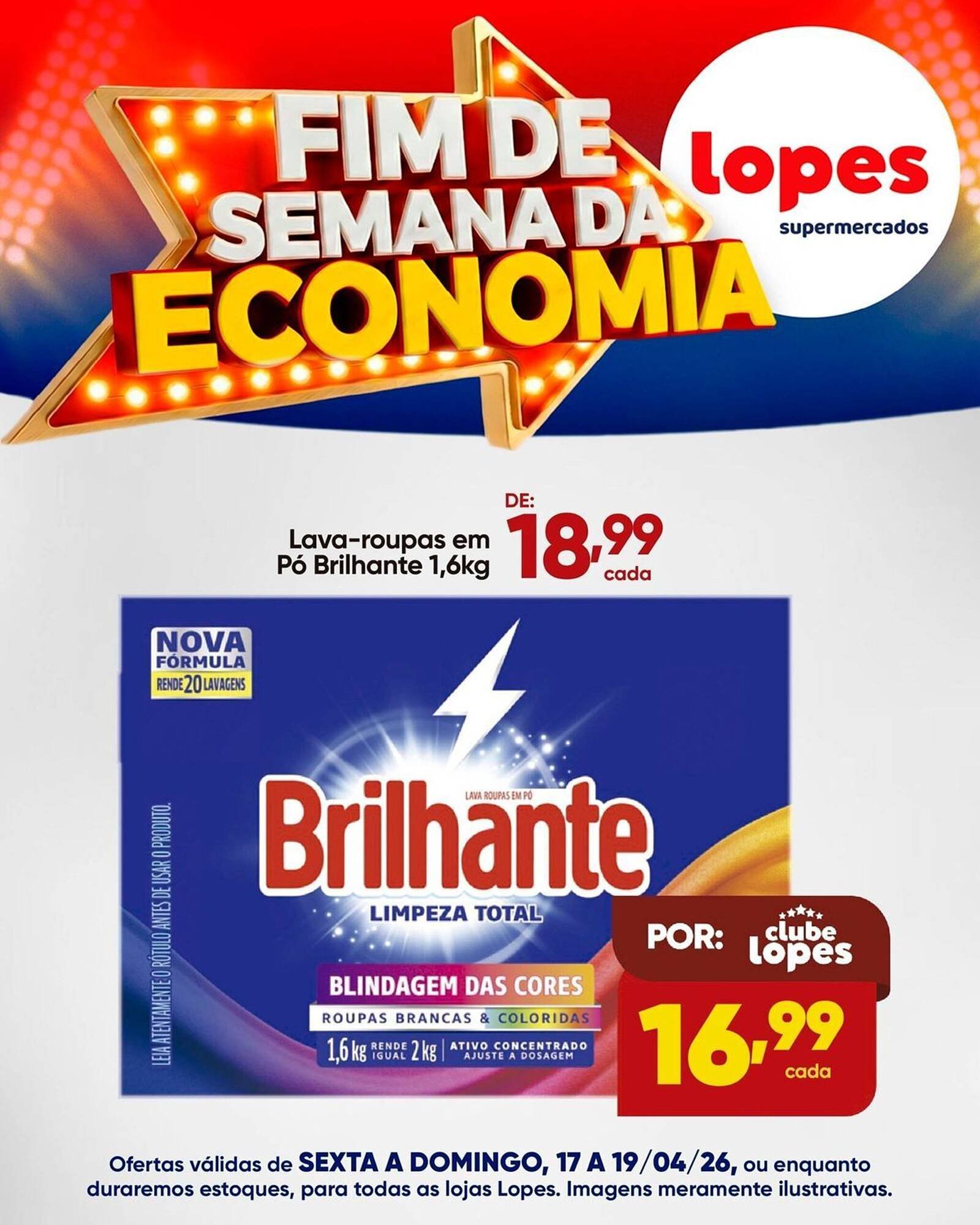 Folheto Lopes Supermercados (2026-04-17 - 2026-04-19)