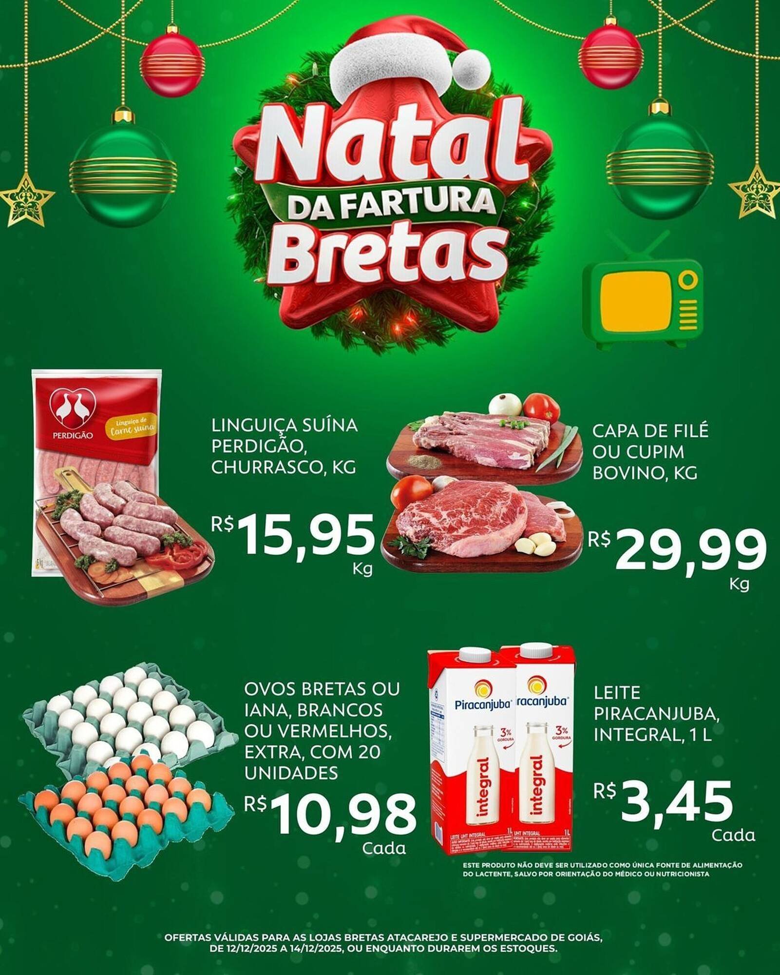 Catálogo Supermercados Bretas (2025-12-12 - 2025-12-14)