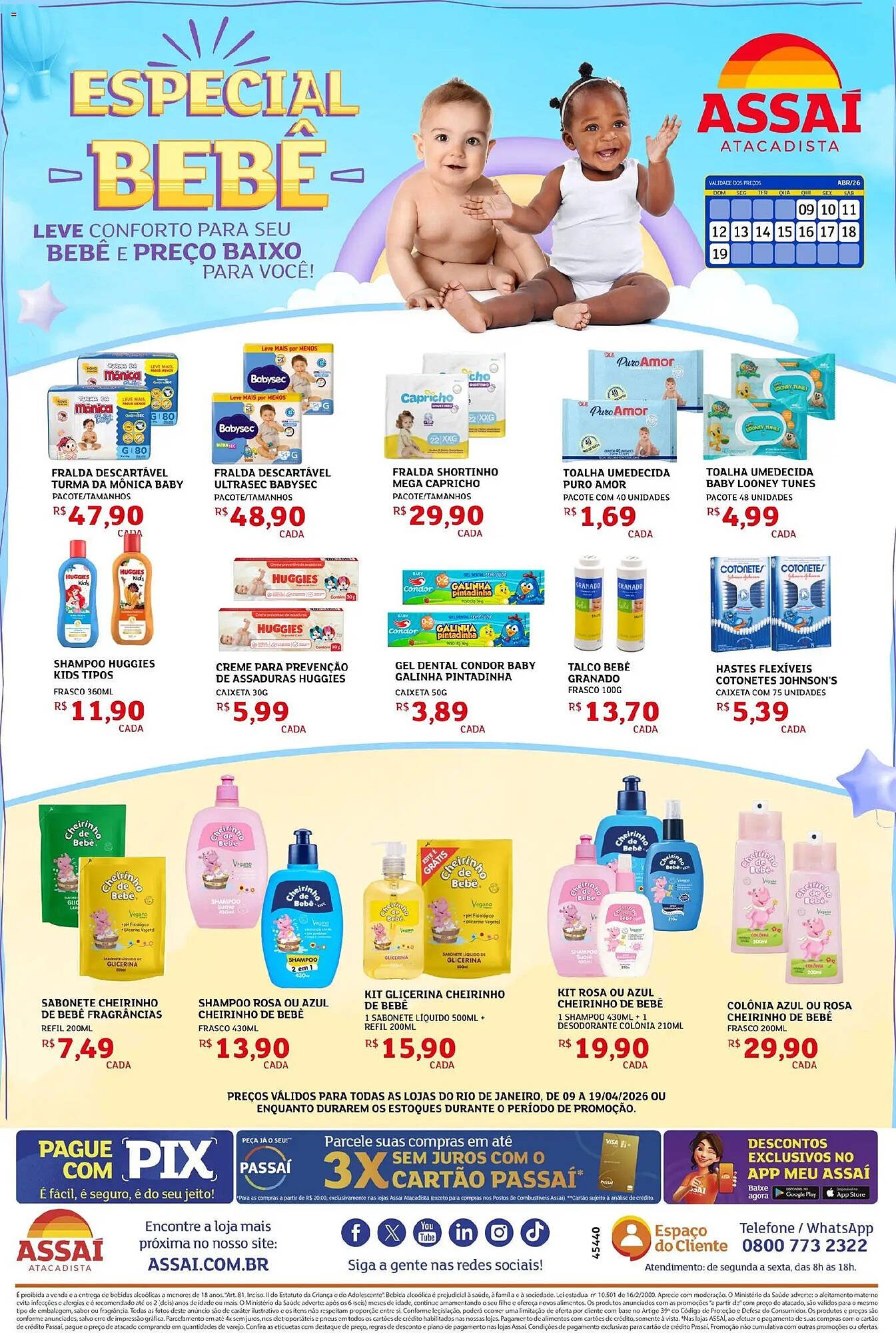 Encarte Assaí Atacadista (2026-04-09 - 2026-04-19)