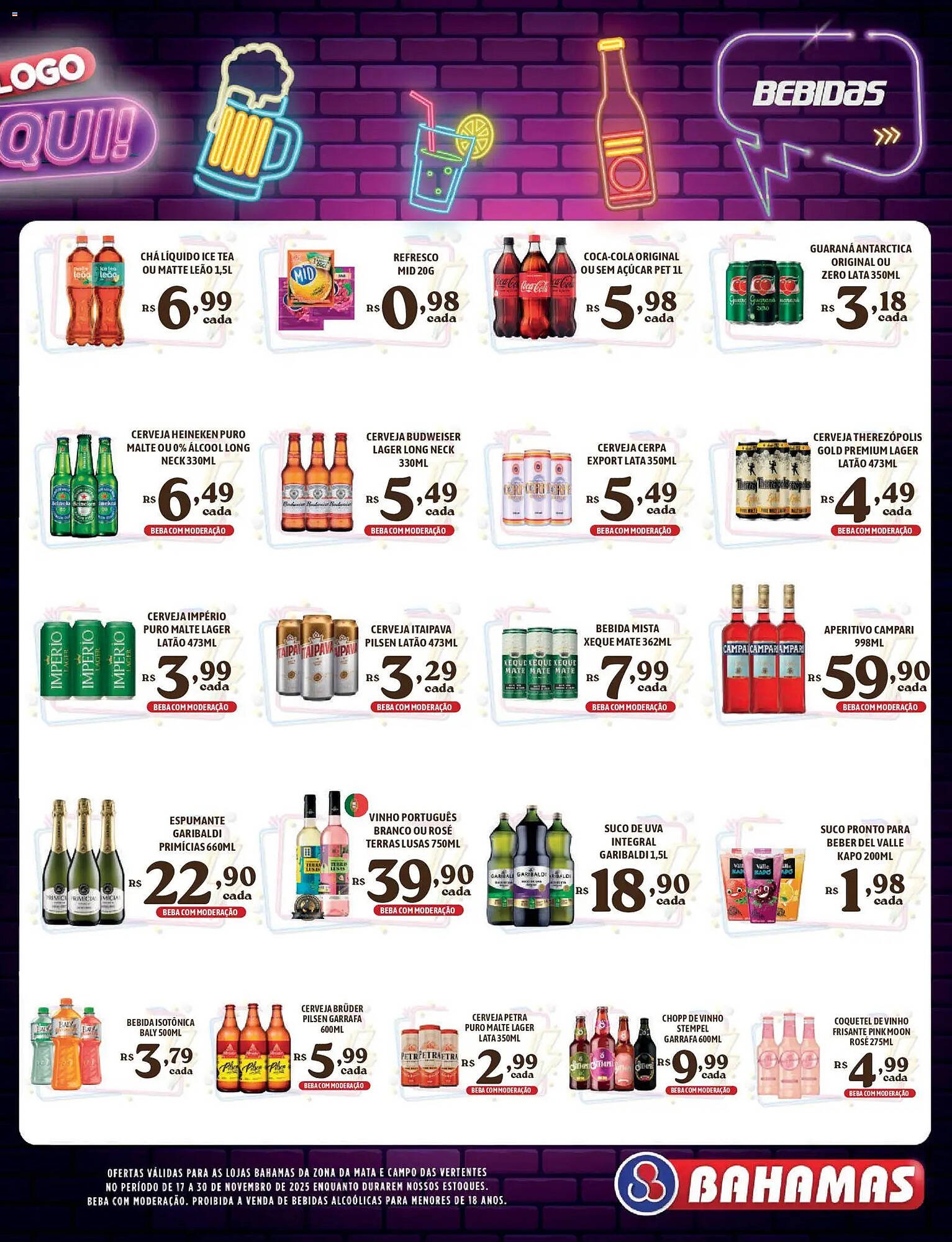 Catálogo Bahamas Supermercados (2025-11-17 - 2025-11-30)