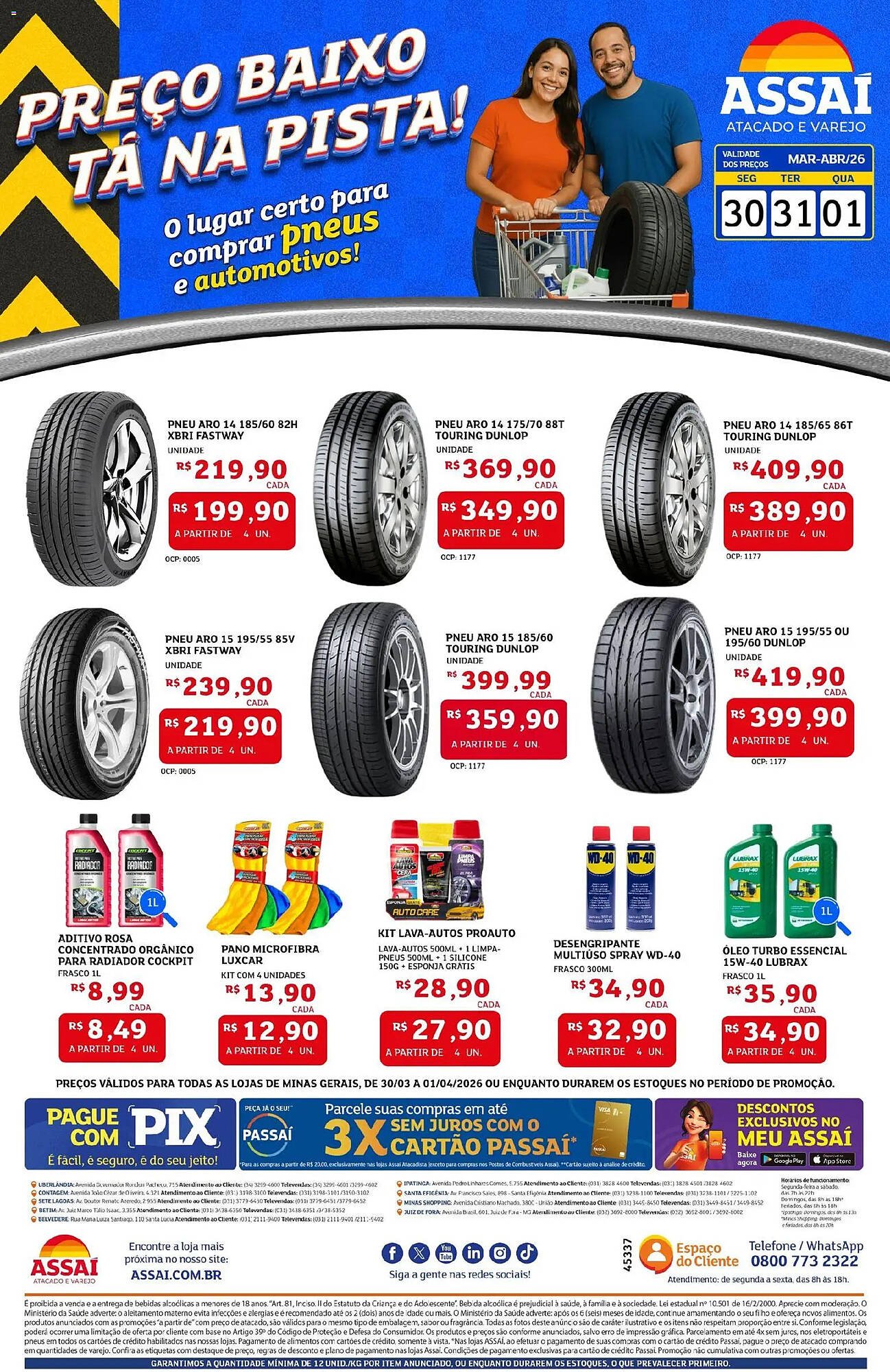Encarte Assaí Atacadista (2026-03-30 - 2026-04-01)