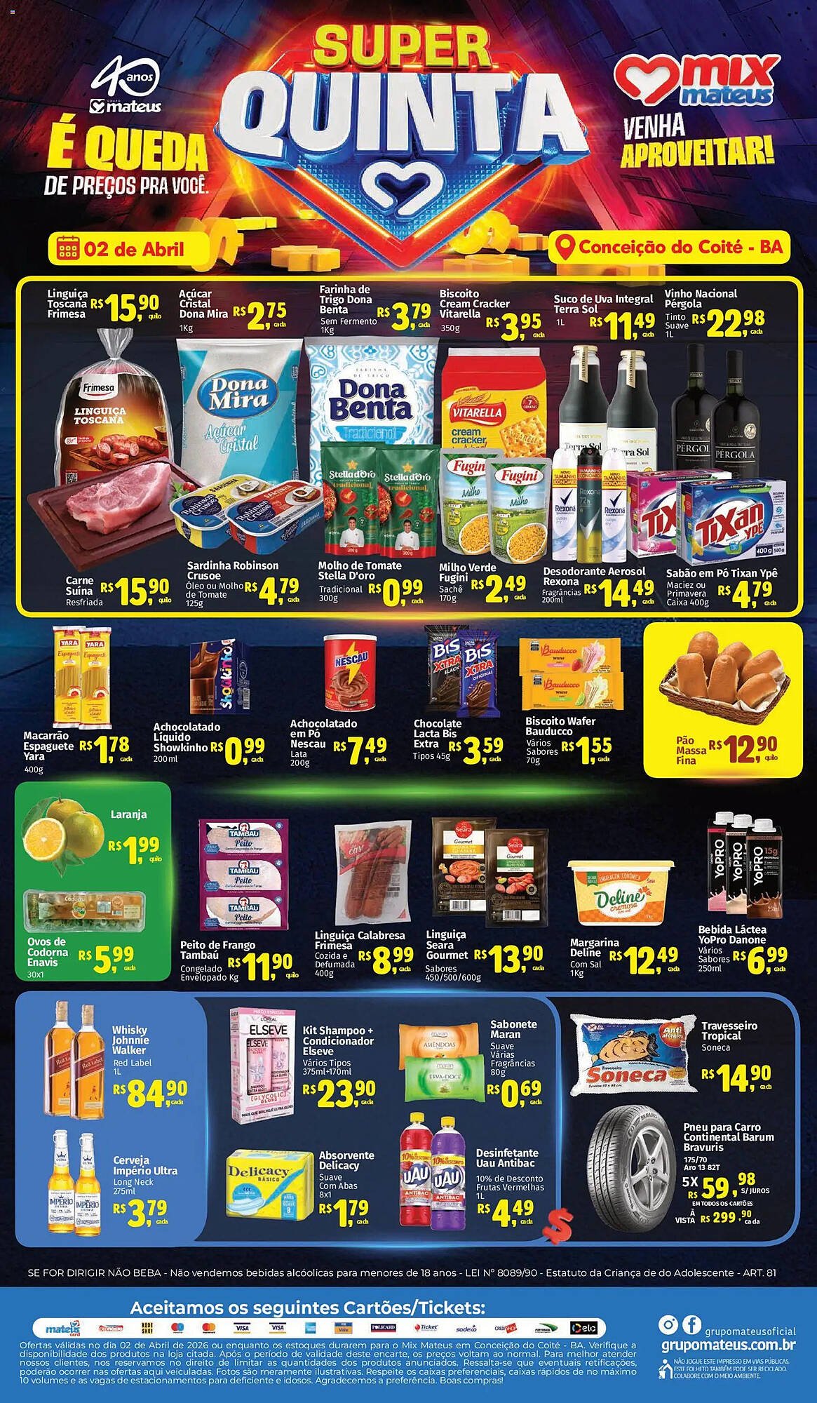 Catálogo Supermercados Mateus (2026-04-02 - 2026-04-02)