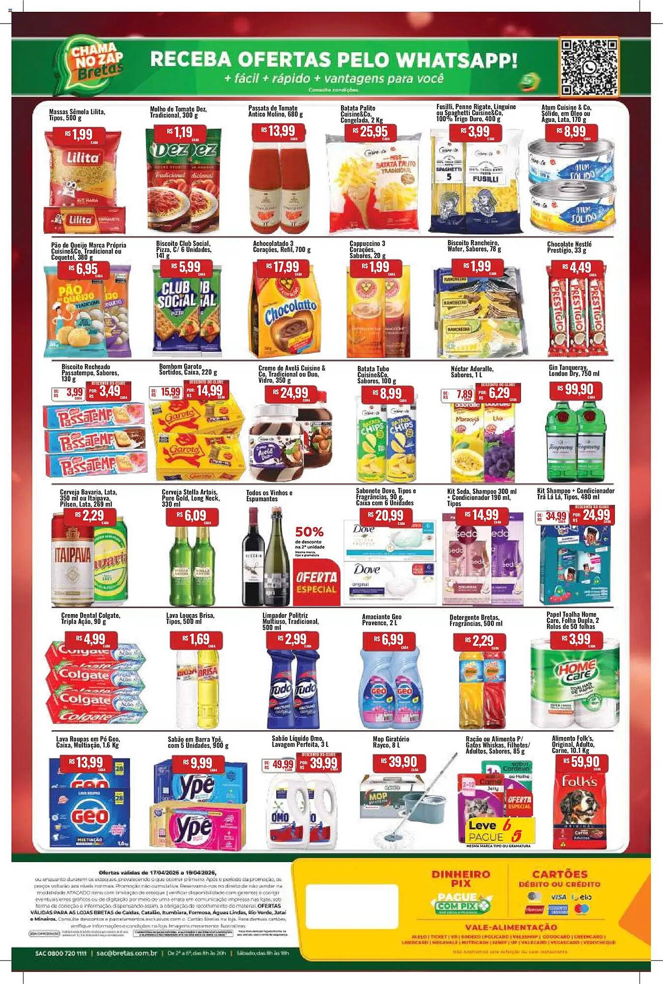 Catálogo Supermercados Bretas (2026-04-17 - 2026-04-19)