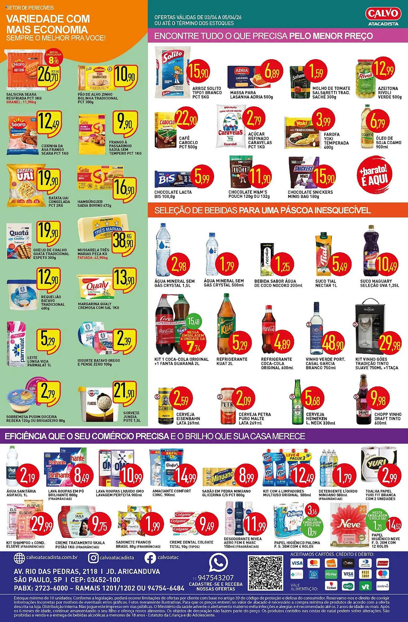Folheto Calvo Atacadista (2026-04-03 - 2026-04-07)