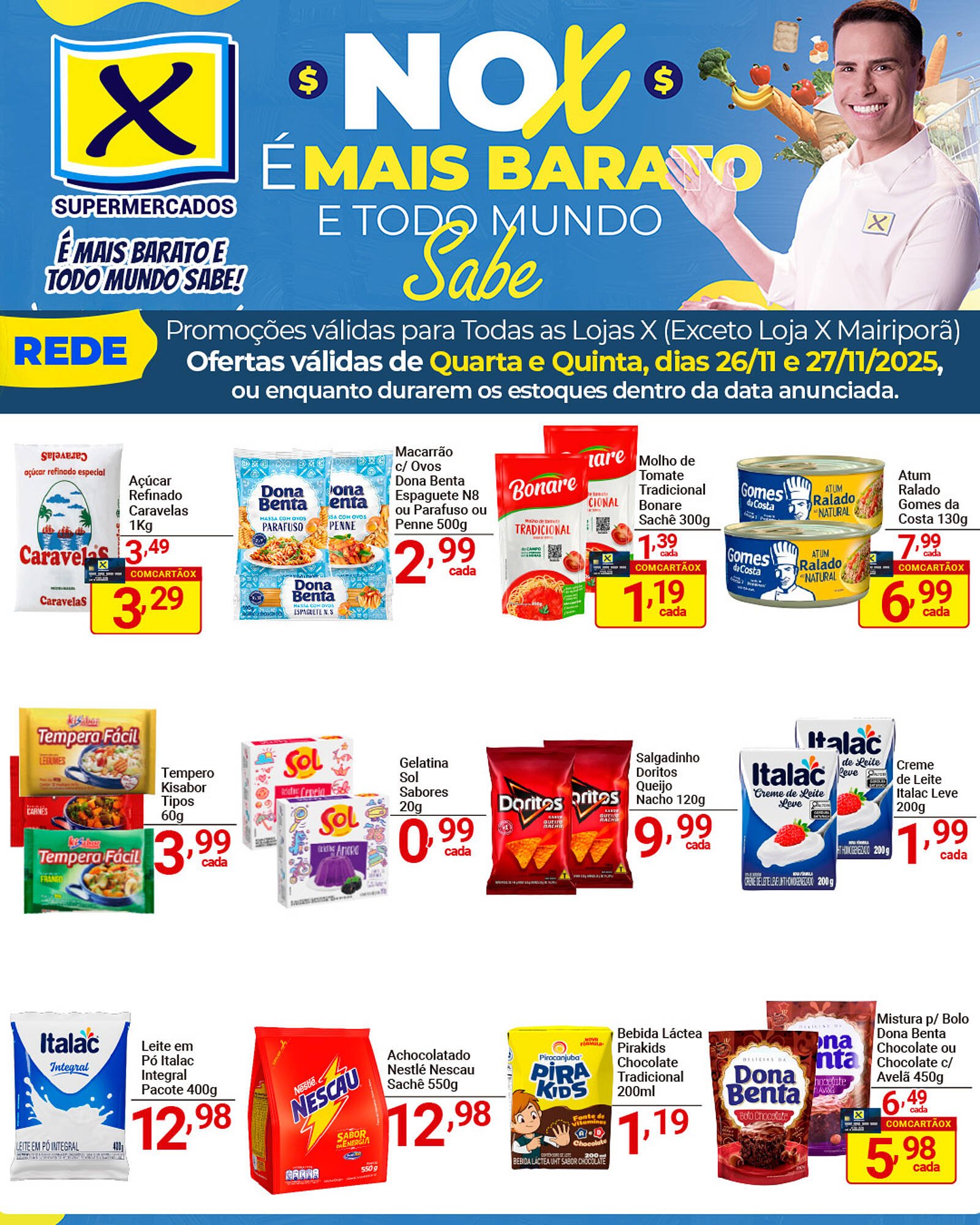 Folheto X Supermercados (2025-11-26 - 2025-11-27)