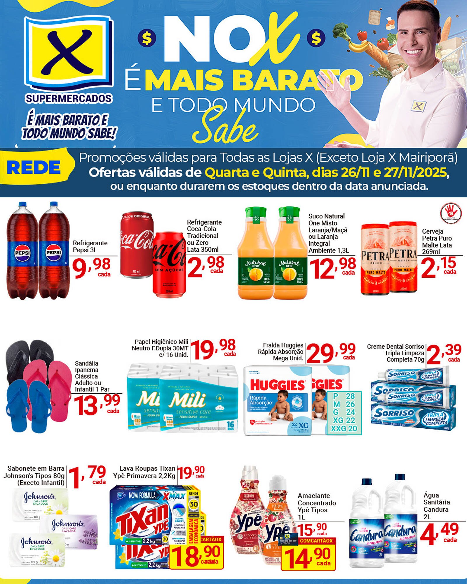 Folheto X Supermercados (2025-11-26 - 2025-11-27)
