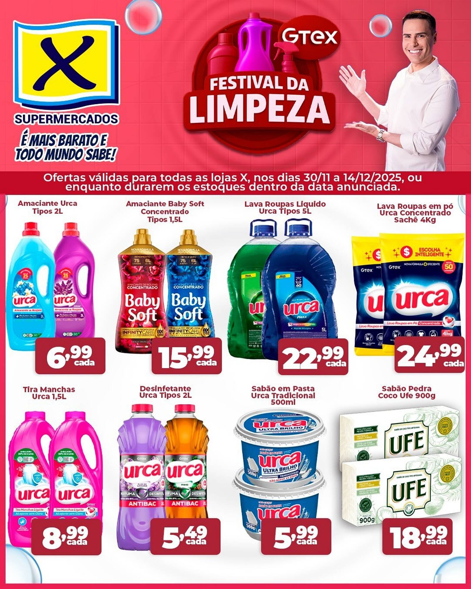 Folheto X Supermercados (2025-12-01 - 2025-12-14)