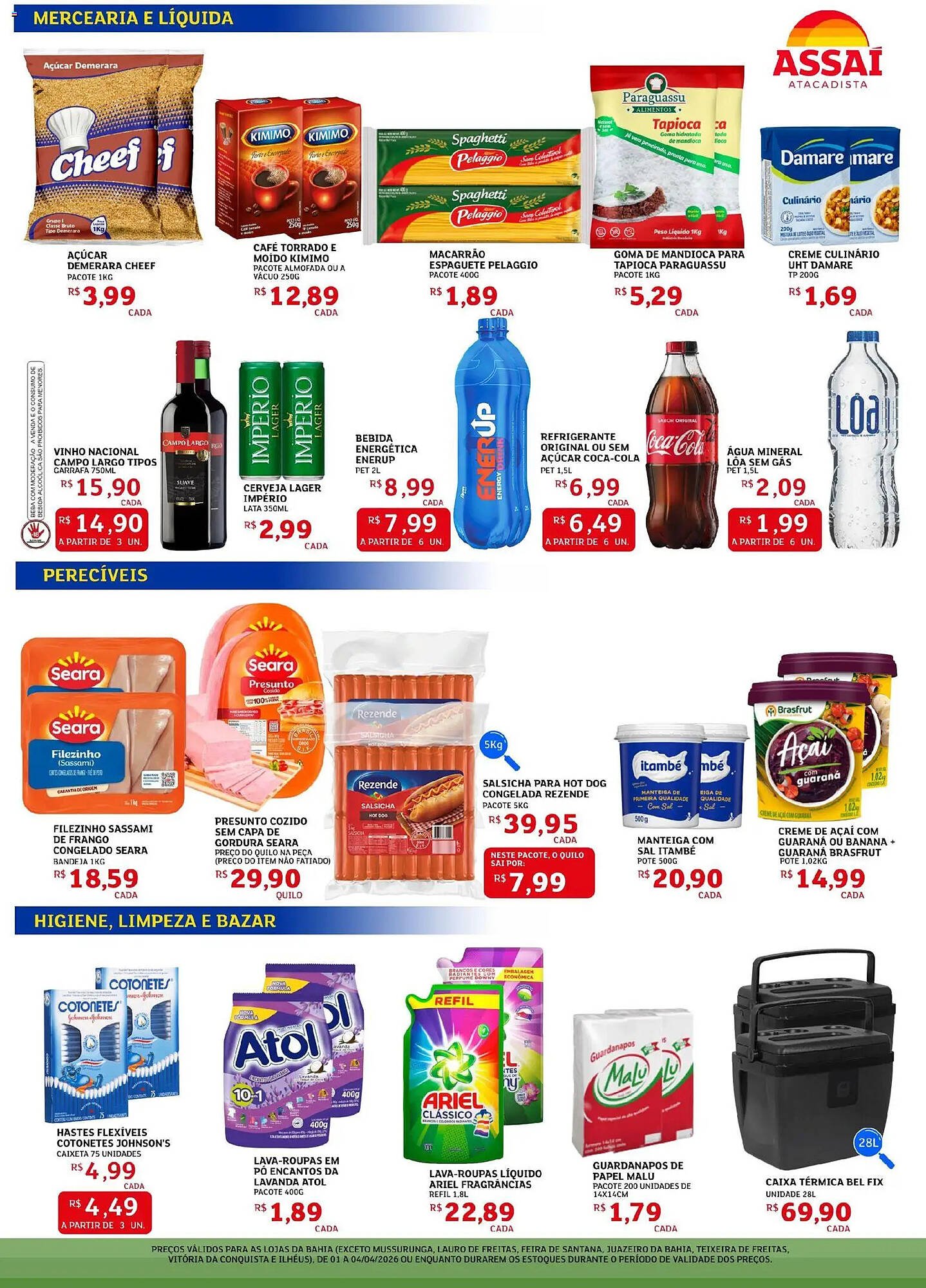 Encarte Assaí Atacadista (2026-04-01 - 2026-04-04)