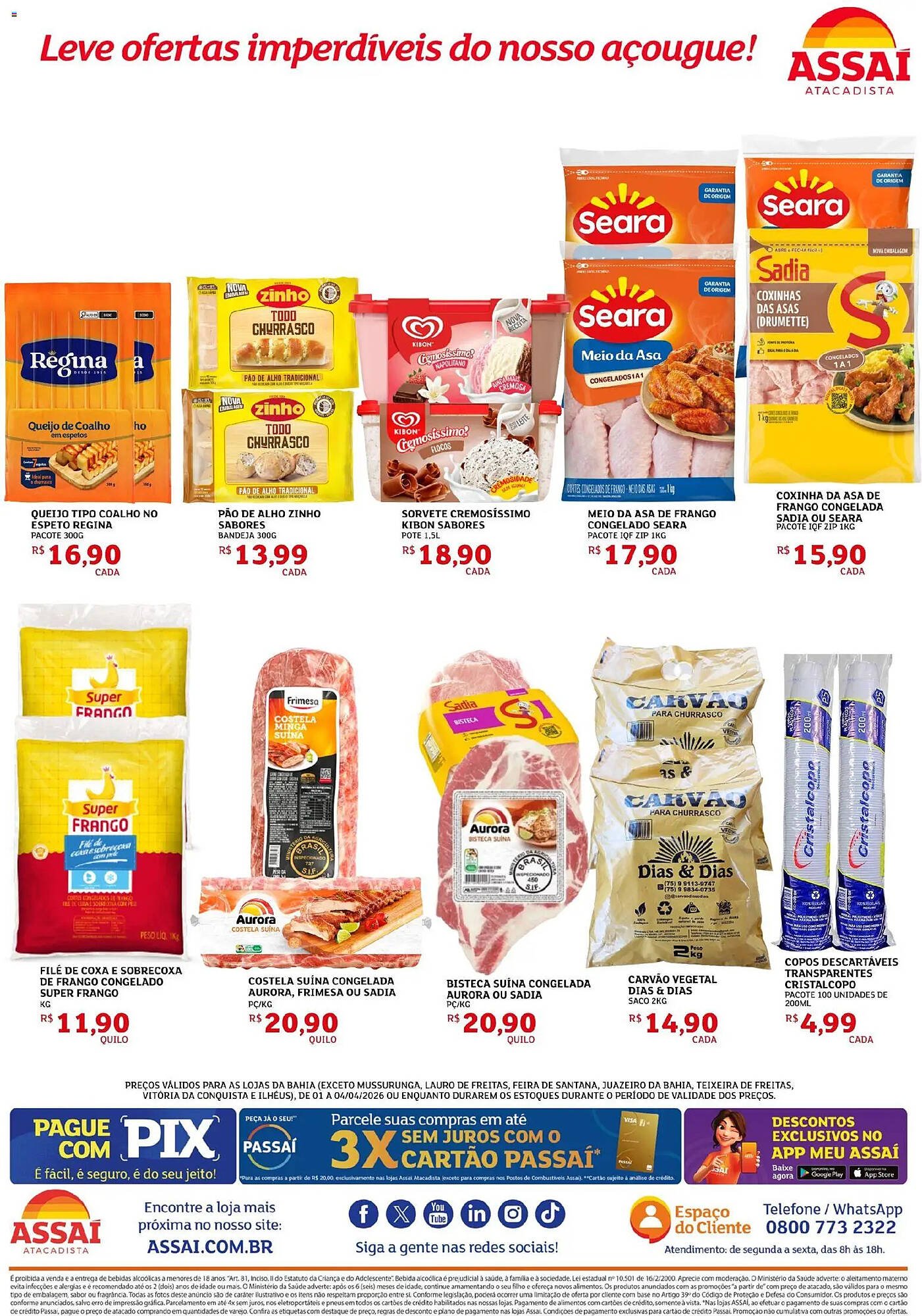 Encarte Assaí Atacadista (2026-04-01 - 2026-04-04)