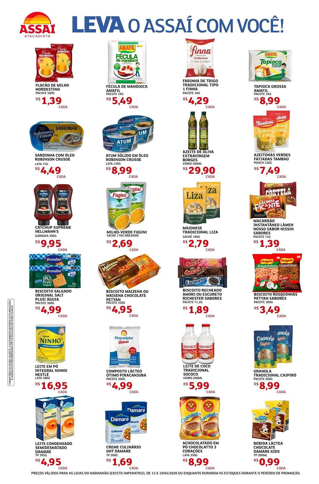 Encarte Assaí Atacadista (2026-04-16 - 2026-04-19)
