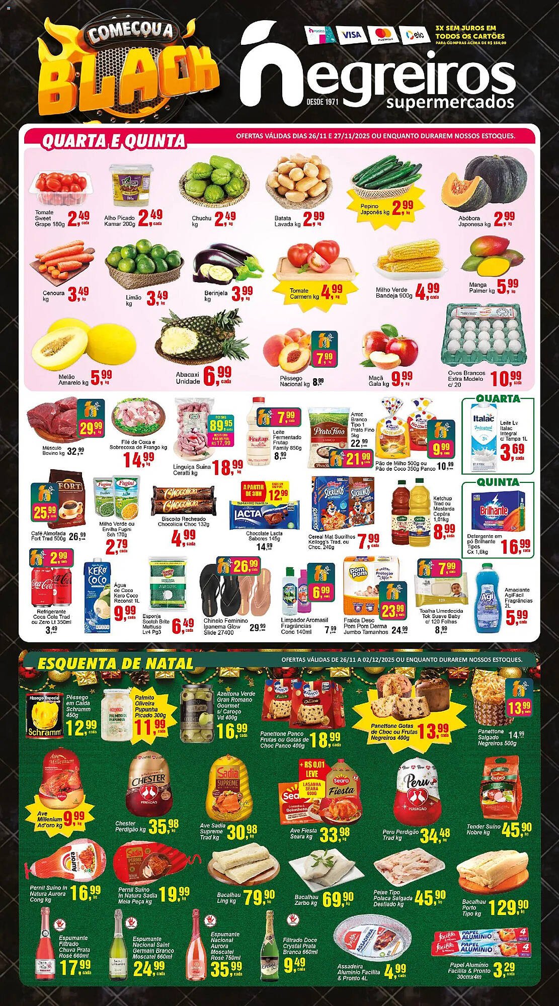 Folheto Negreiros (2025-11-26 - 2025-12-02)