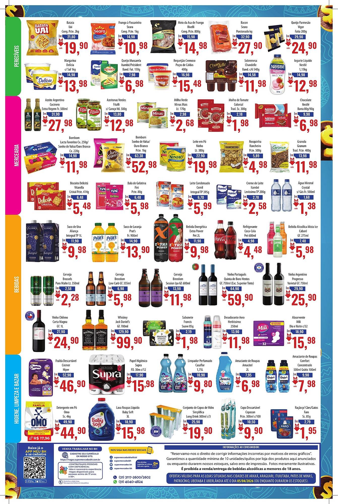 Folheto Supermercados BH (2026-03-18 - 2026-04-05)