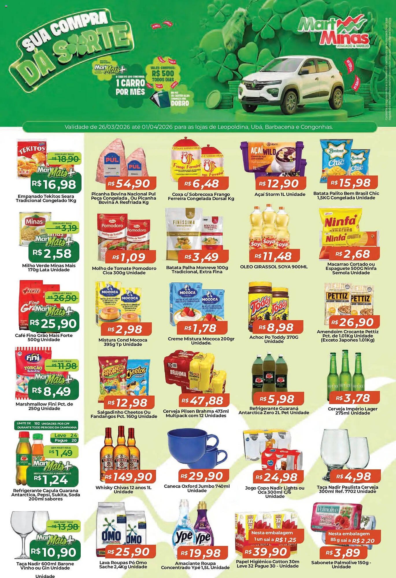 Folheto Mart Minas (2026-03-26 - 2026-04-01)
