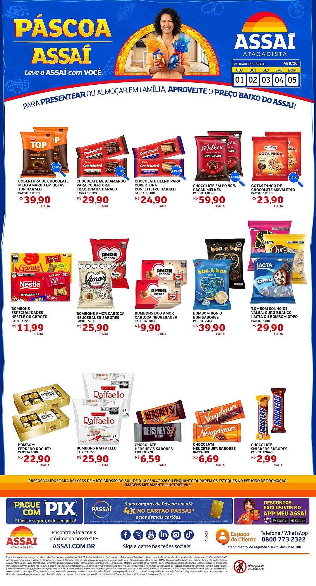 Encarte Assaí Atacadista (2026-04-01 - 2026-04-05)