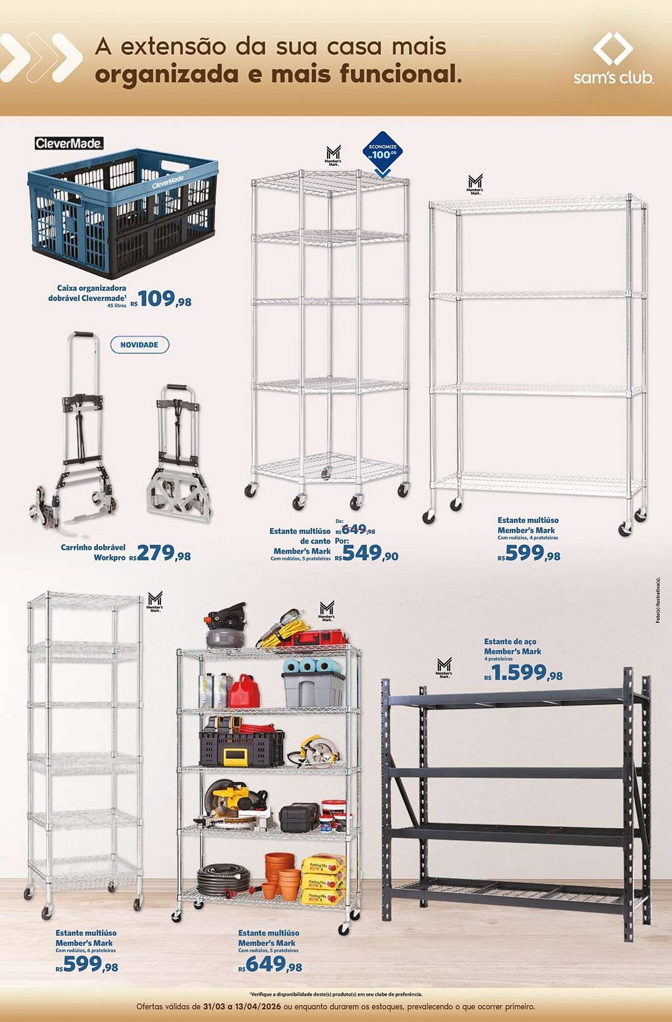 Folheto Sam's Club (2026-03-31 - 2026-04-13)