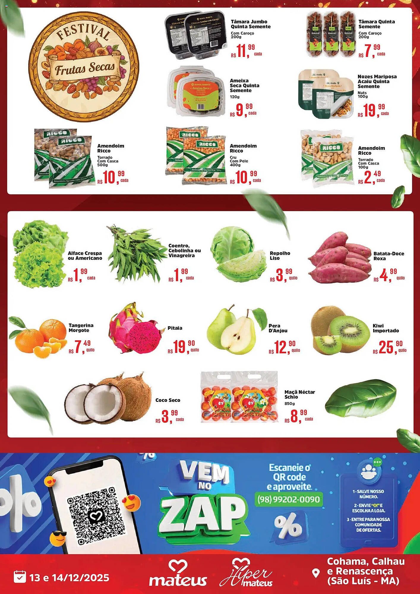 Catálogo Supermercados Mateus (2025-12-13 - 2025-12-14)