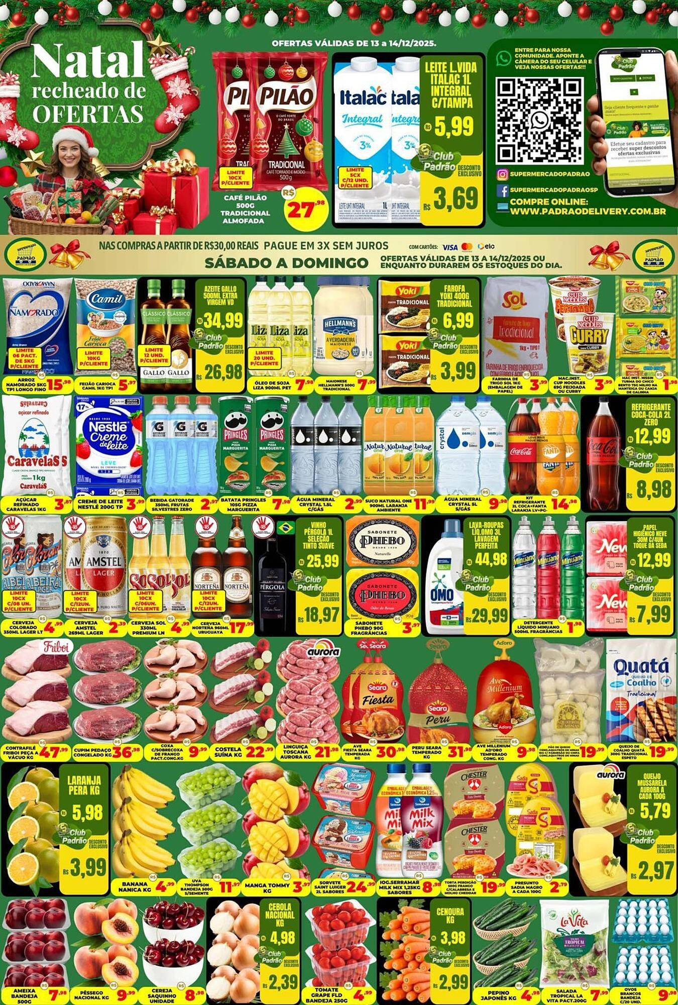 Folheto Supermercado Padrão (2025-12-12 - 2025-12-14)
