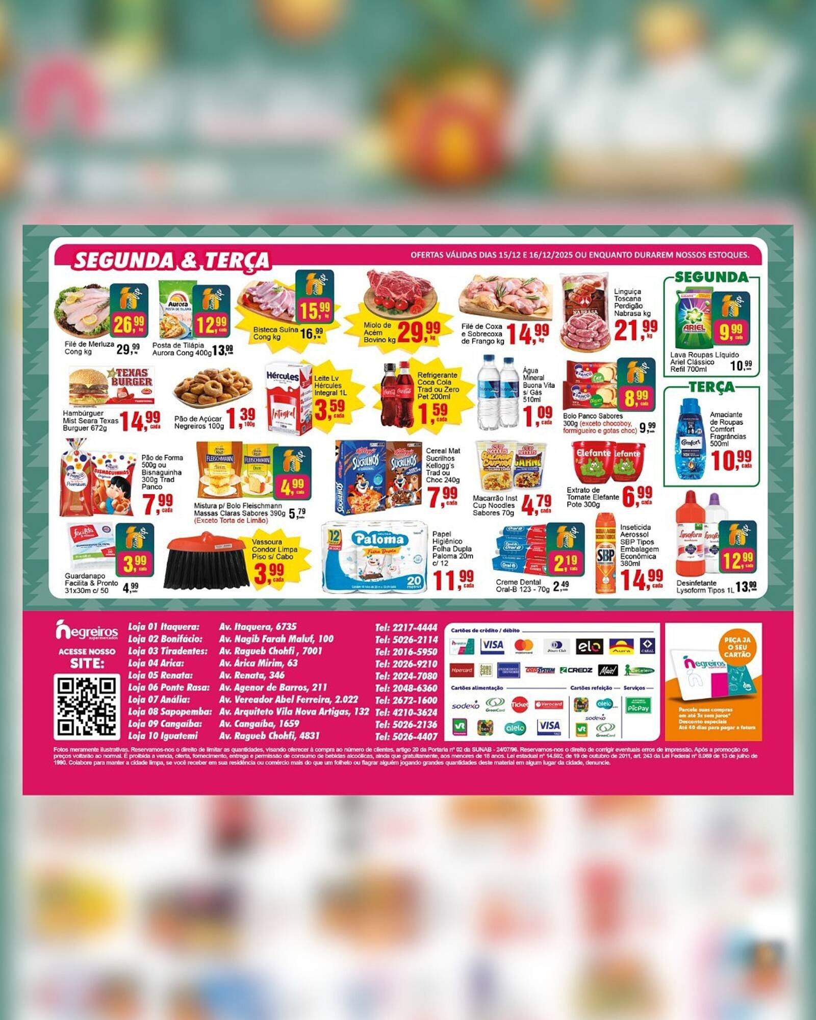 Folheto Negreiros (2025-12-10 - 2025-12-16)