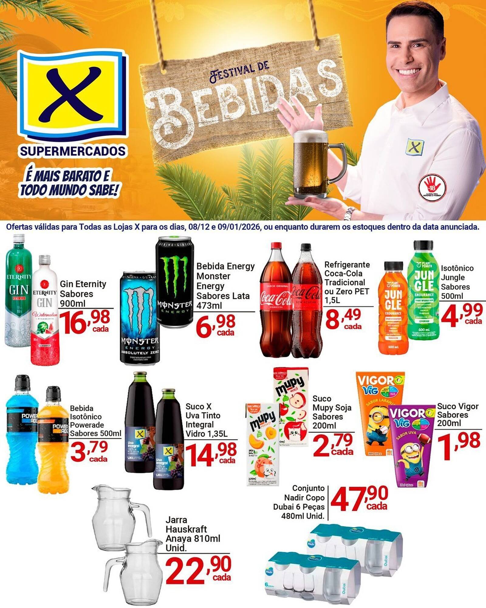 Folheto X Supermercados (2026-08-12 - 2026-09-01)