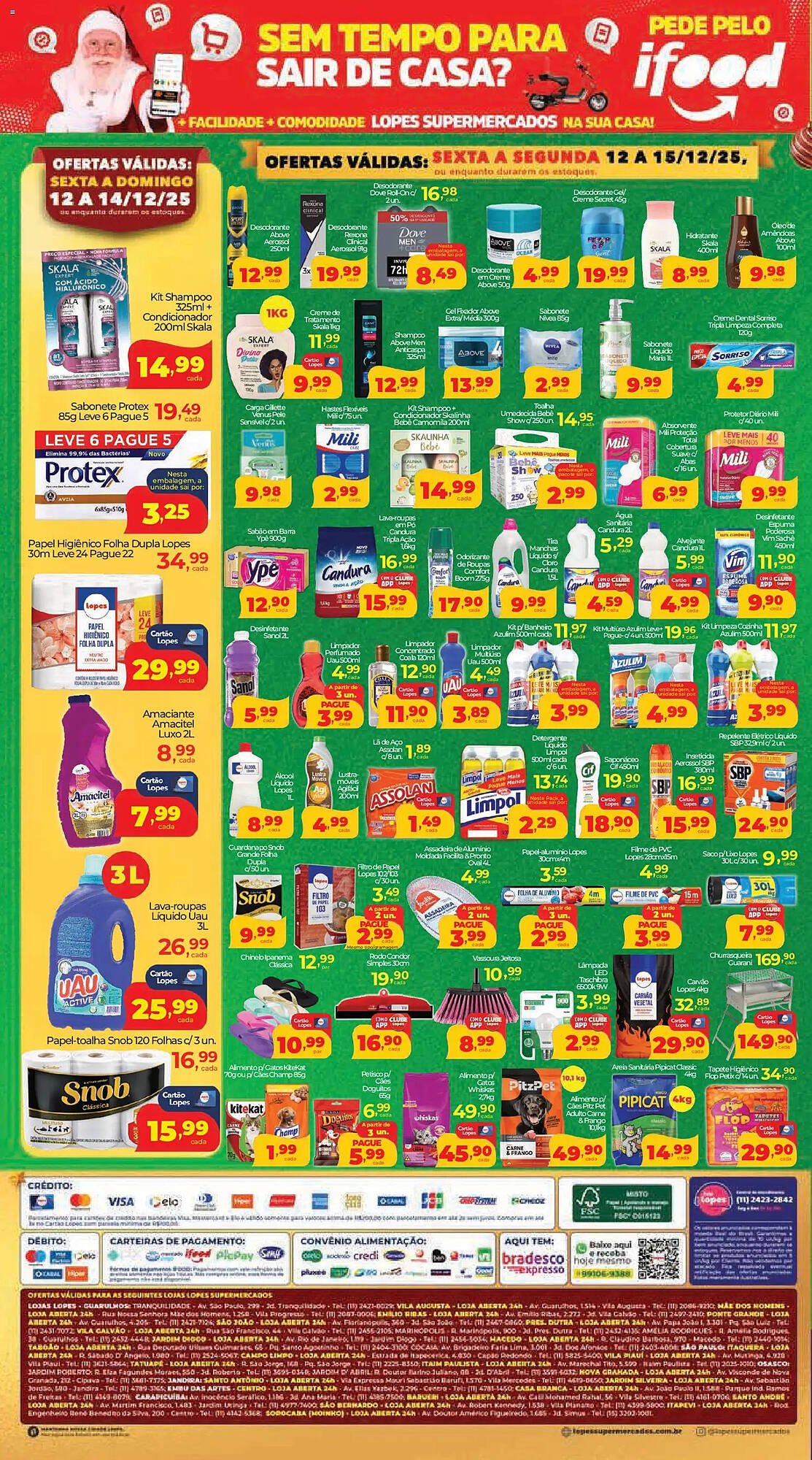 Folheto Lopes Supermercados (2025-12-12 - 2025-12-15)