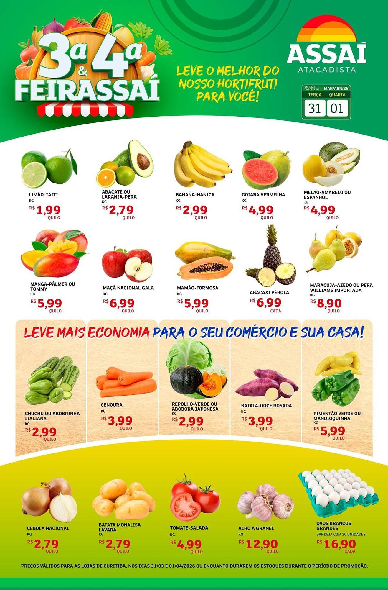 Encarte Assaí Atacadista (2026-03-31 - 2026-04-01)