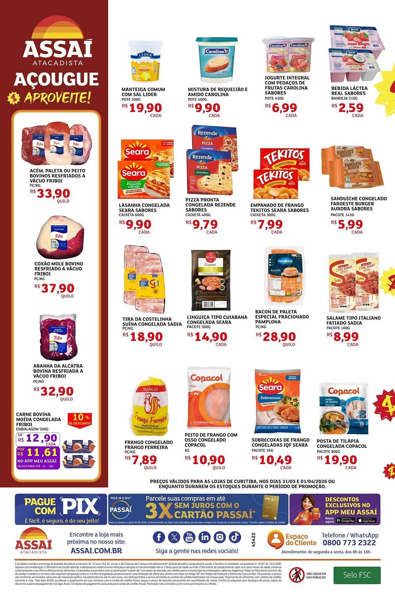 Encarte Assaí Atacadista (2026-03-31 - 2026-04-01)