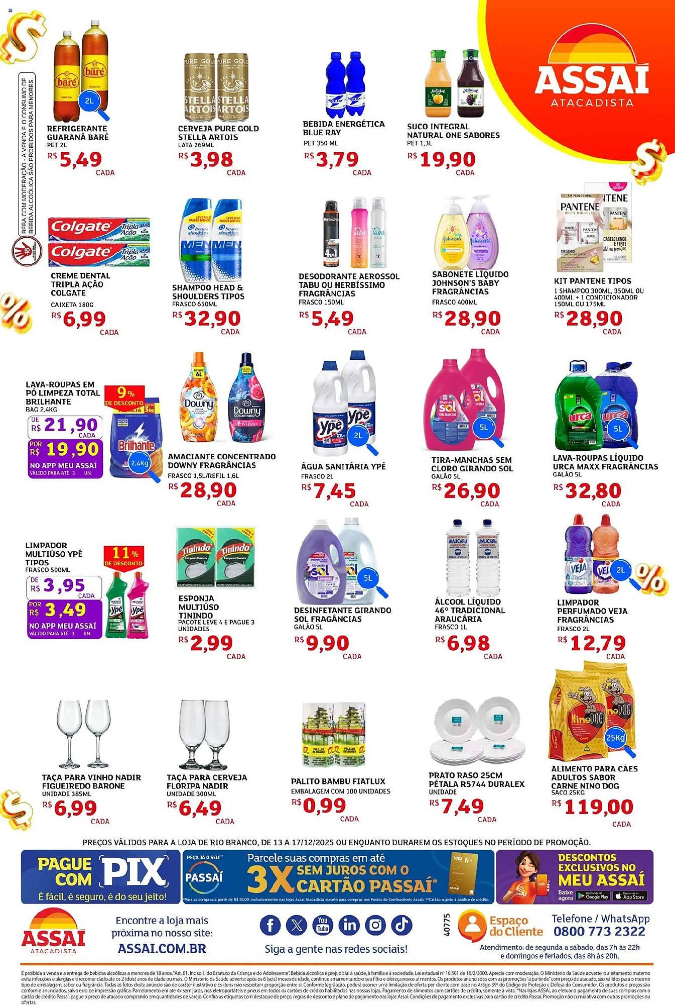 Encarte Assaí Atacadista (2025-12-13 - 2025-12-17)