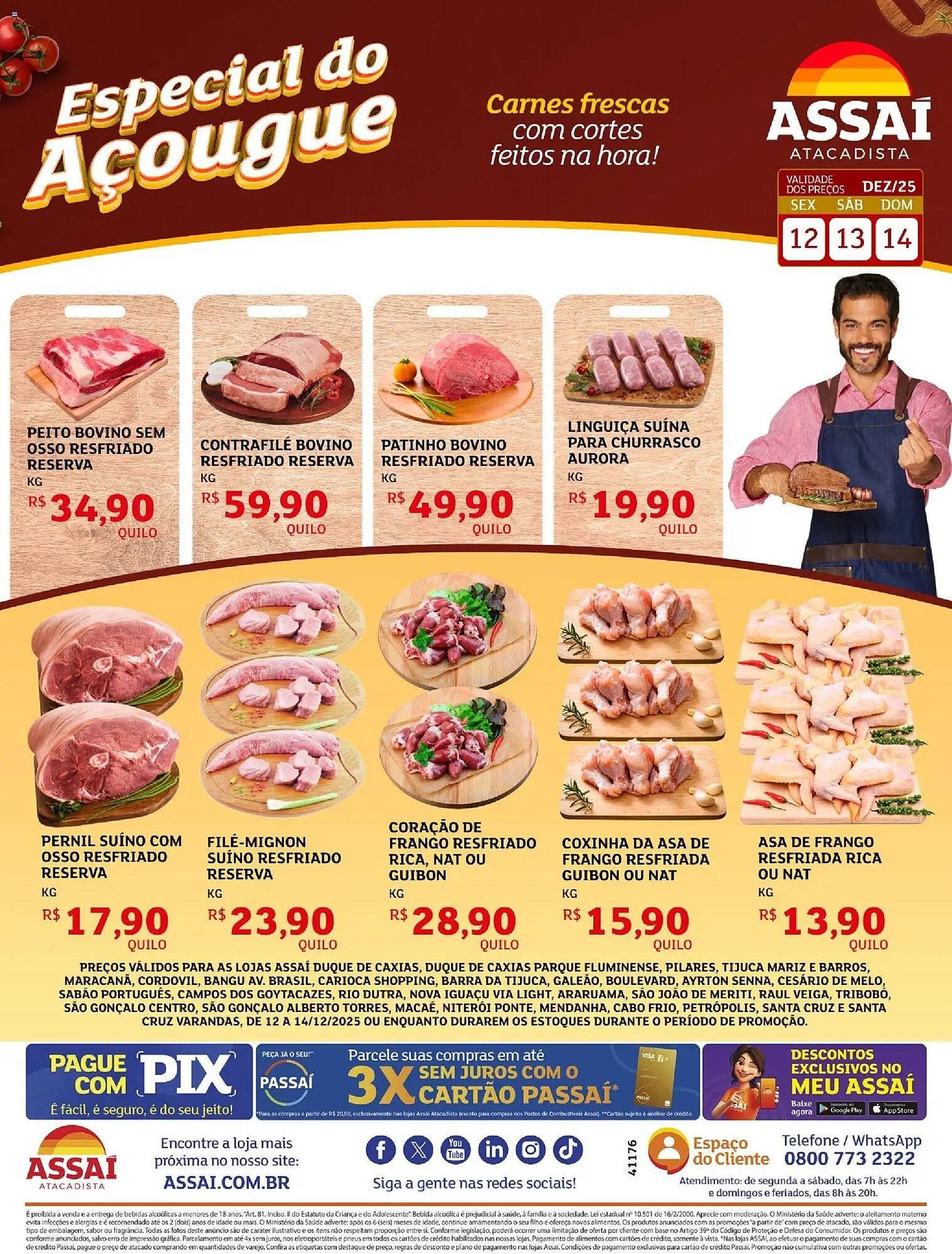 Encarte Assaí Atacadista (2025-12-12 - 2025-12-14)