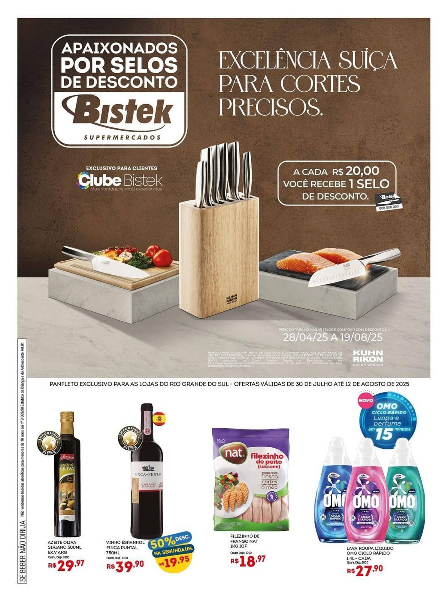 Catálogo Bistek Supermercados (2025-07-30 - 2025-08-19)