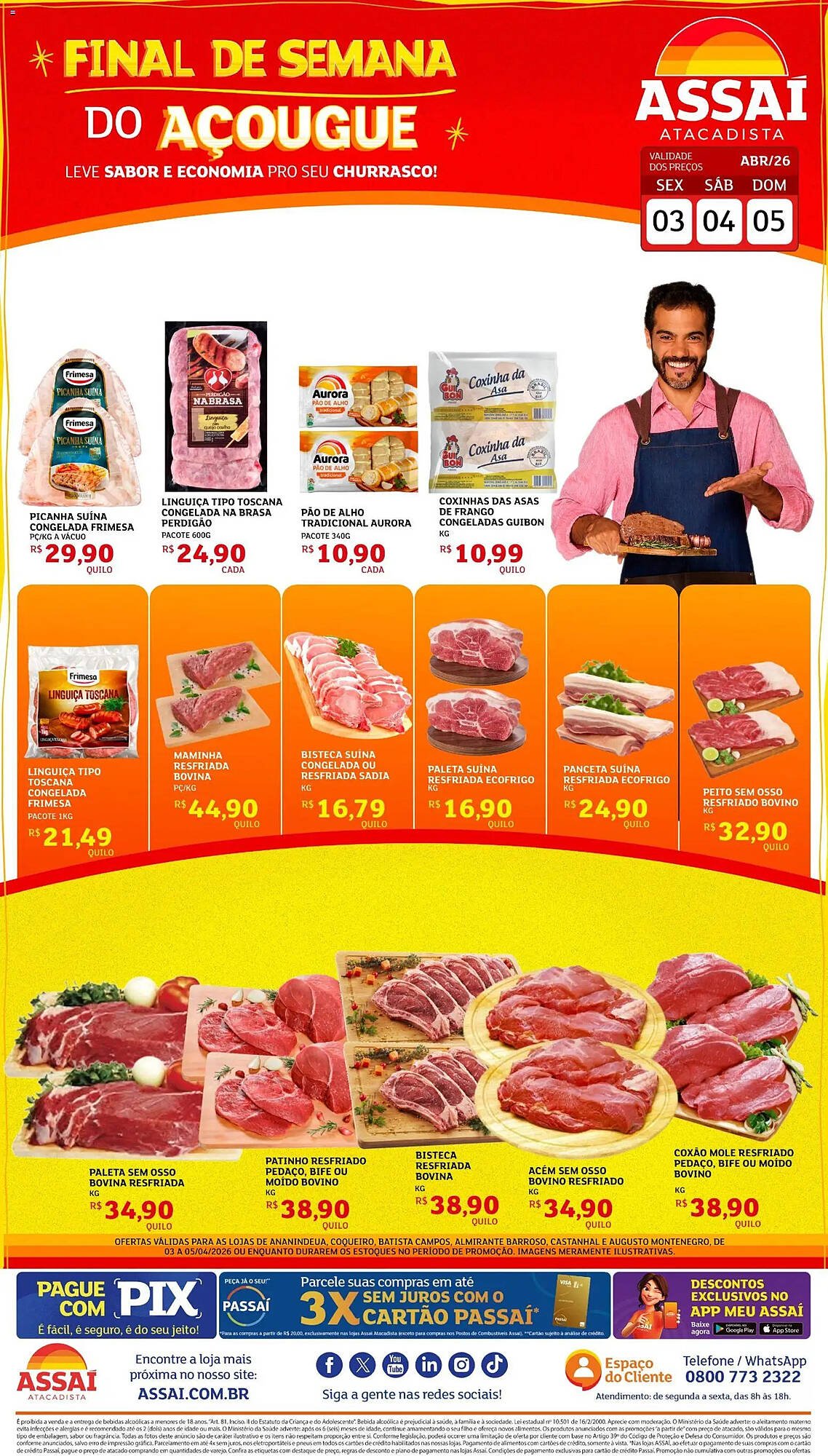 Encarte Assaí Atacadista (2026-04-03 - 2026-04-05)