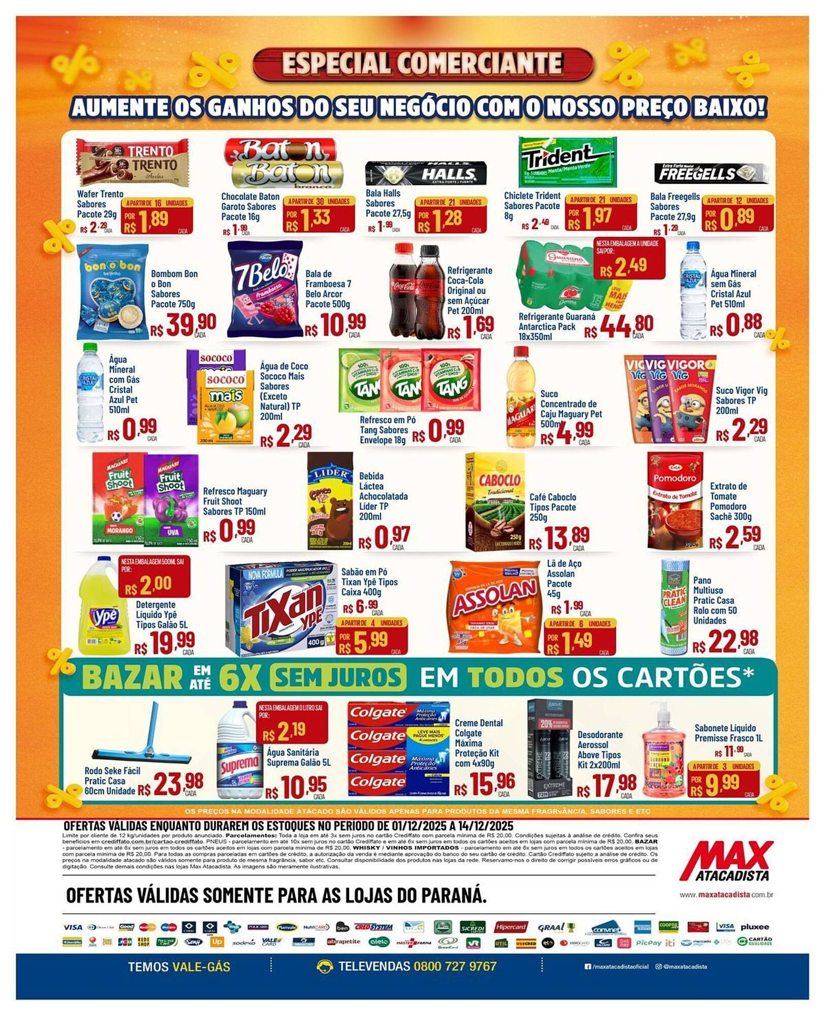 Encarte Max Atacadista (2025-12-01 - 2025-12-14)