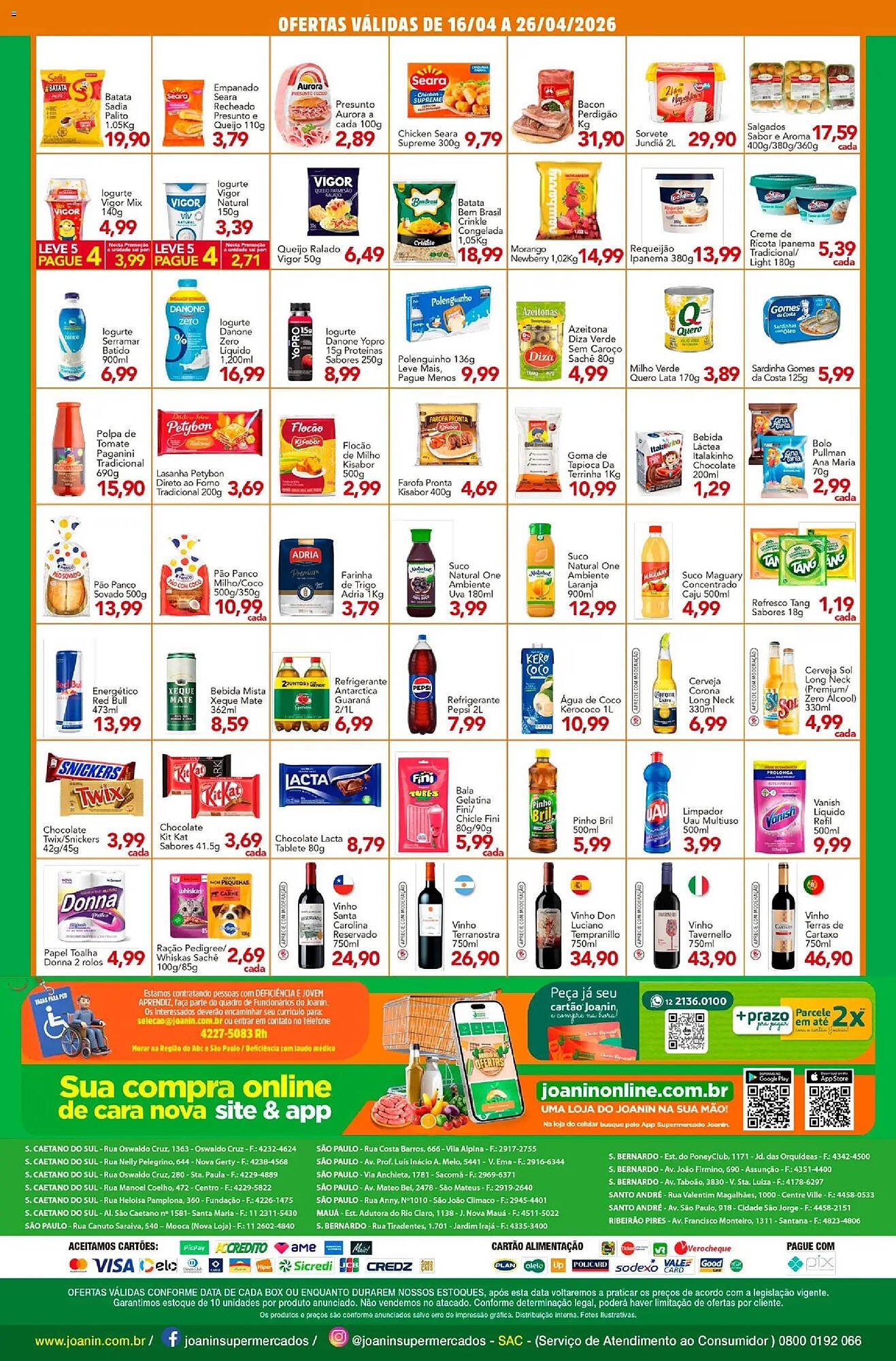 Catálogo Supermercados Joanin (2026-04-16 - 2026-04-26)