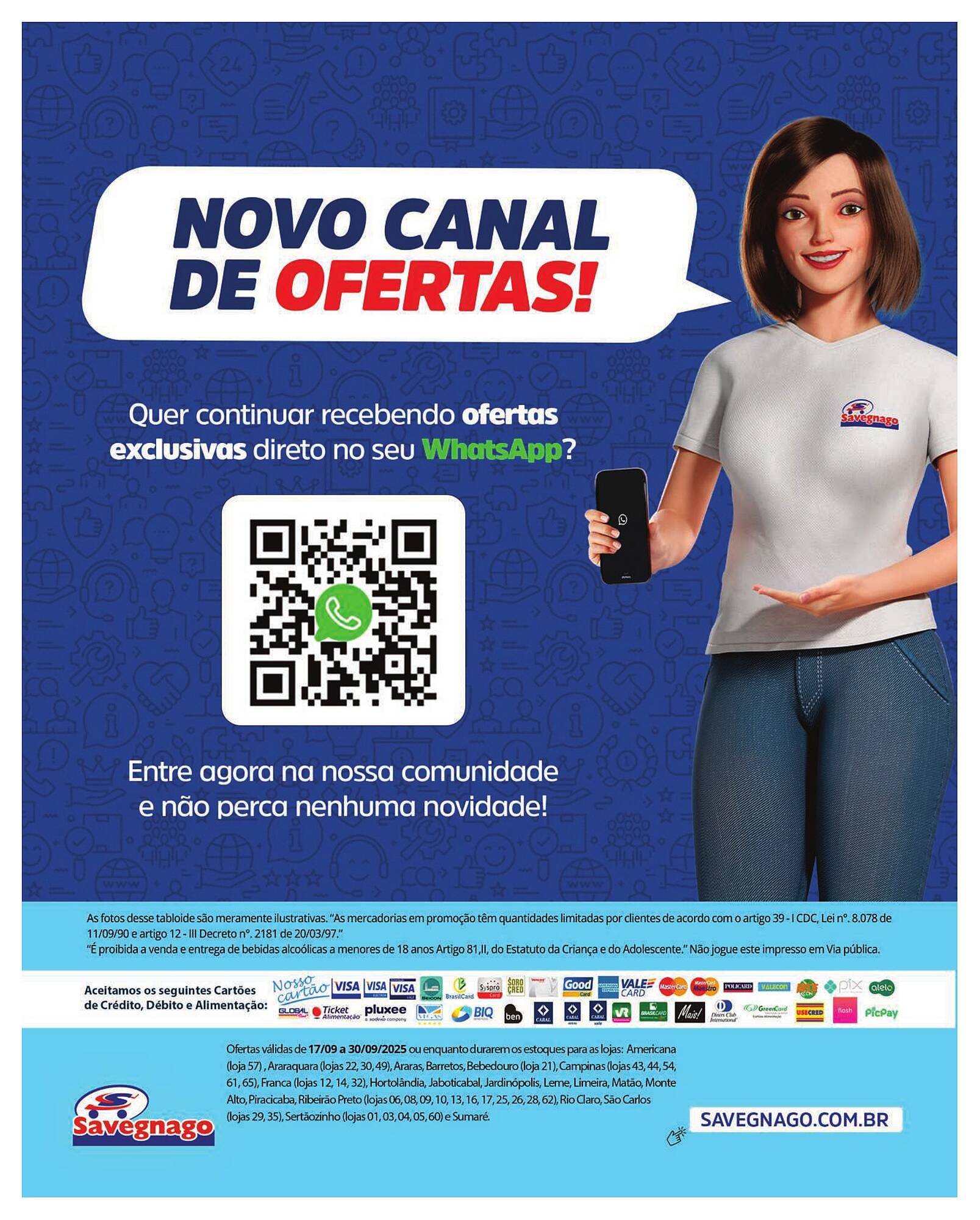 Catálogo Supermercados Savegnago (2025-09-17 - 2025-09-30)