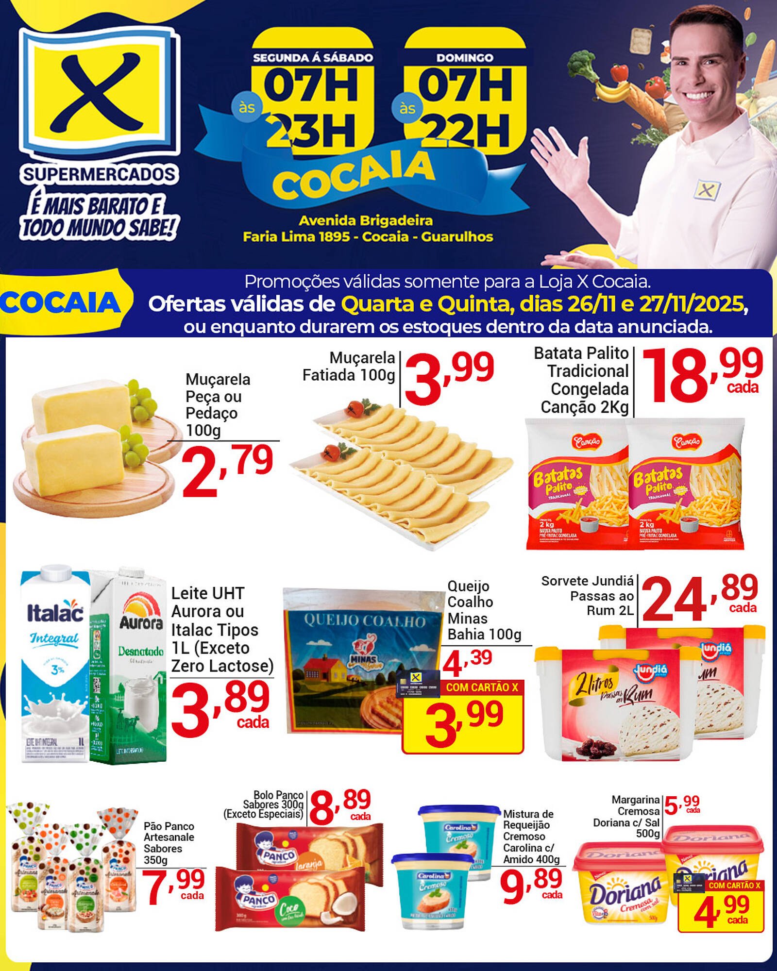 Folheto X Supermercados (2025-11-26 - 2025-11-27)
