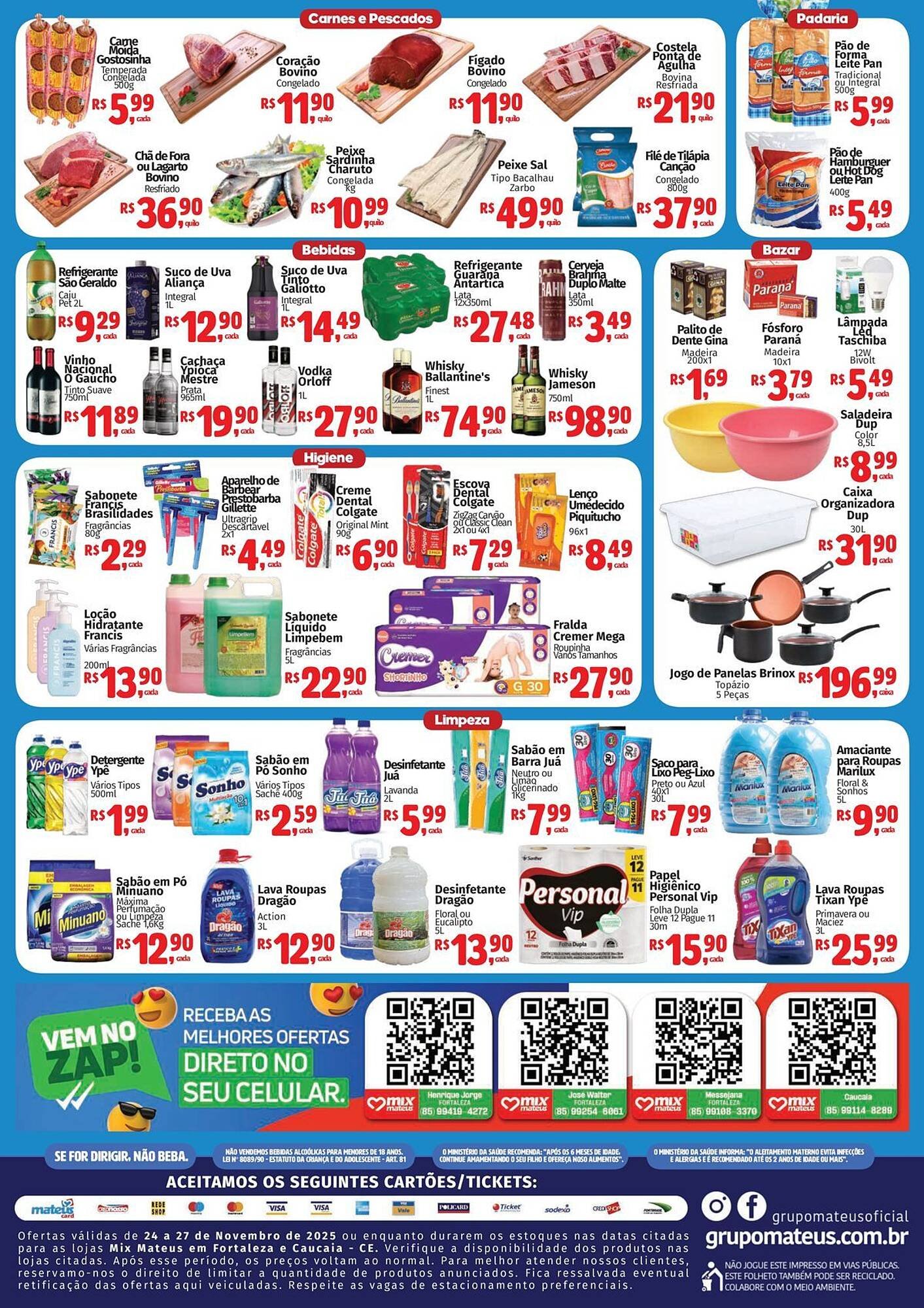 Catálogo Supermercados Mateus (2025-11-24 - 2025-11-27)