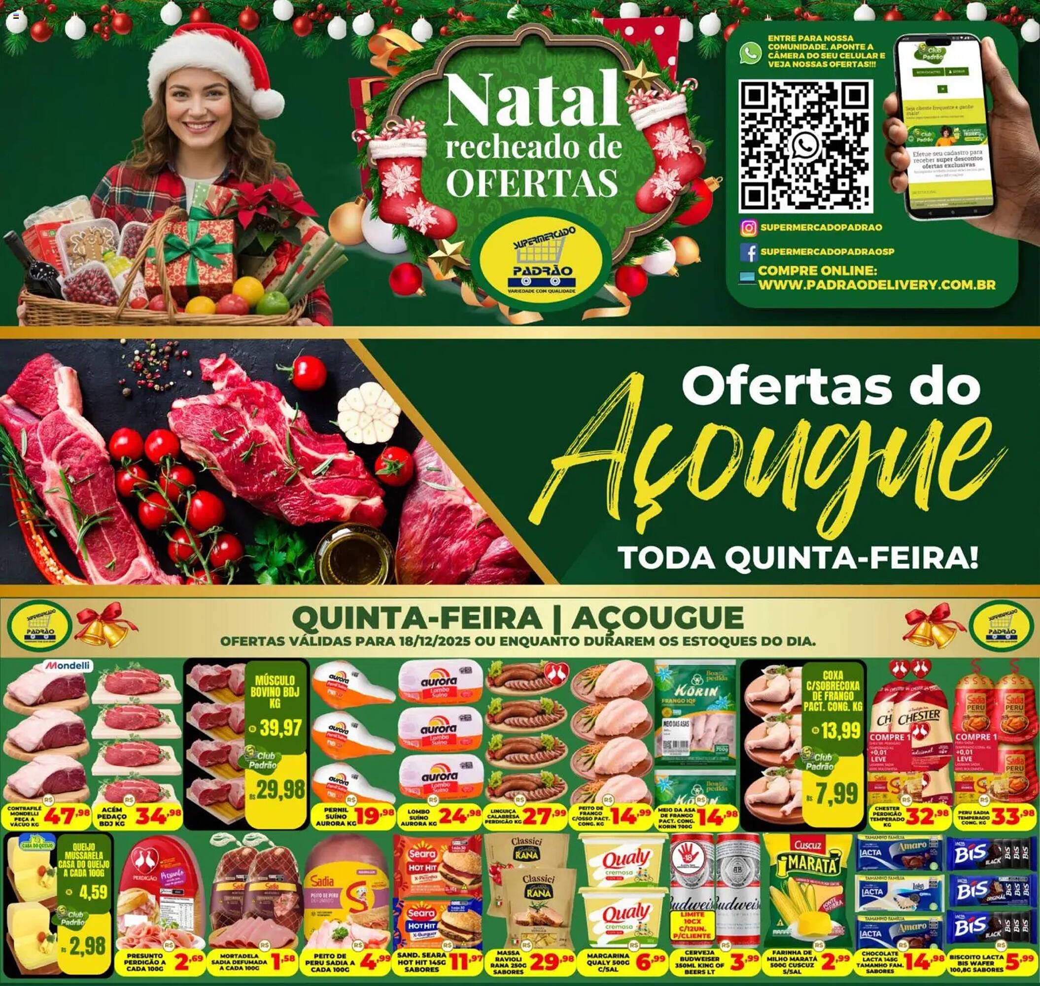 Folheto Supermercado Padrão (2025-12-15 - 2025-12-18)