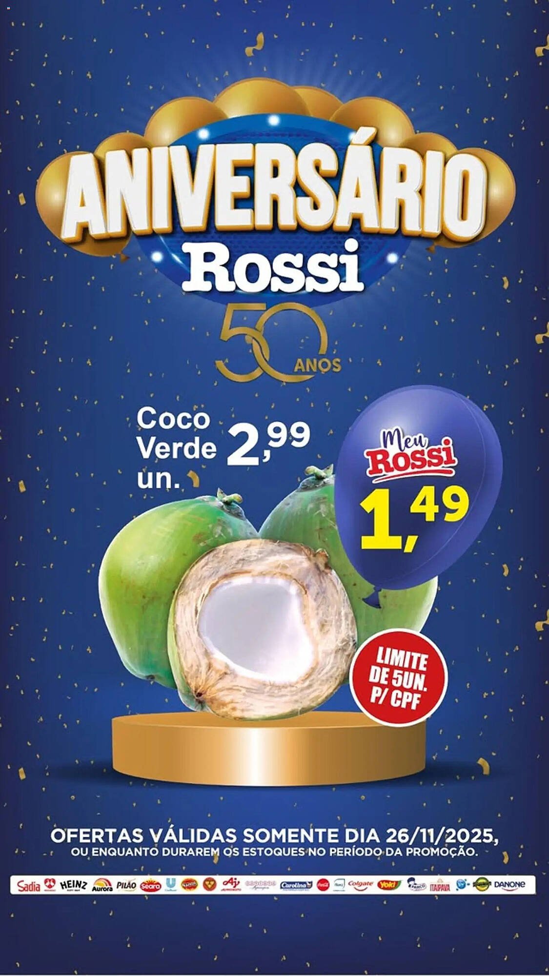Folheto Rossi Supermercado (2025-11-26 - 2025-11-27)