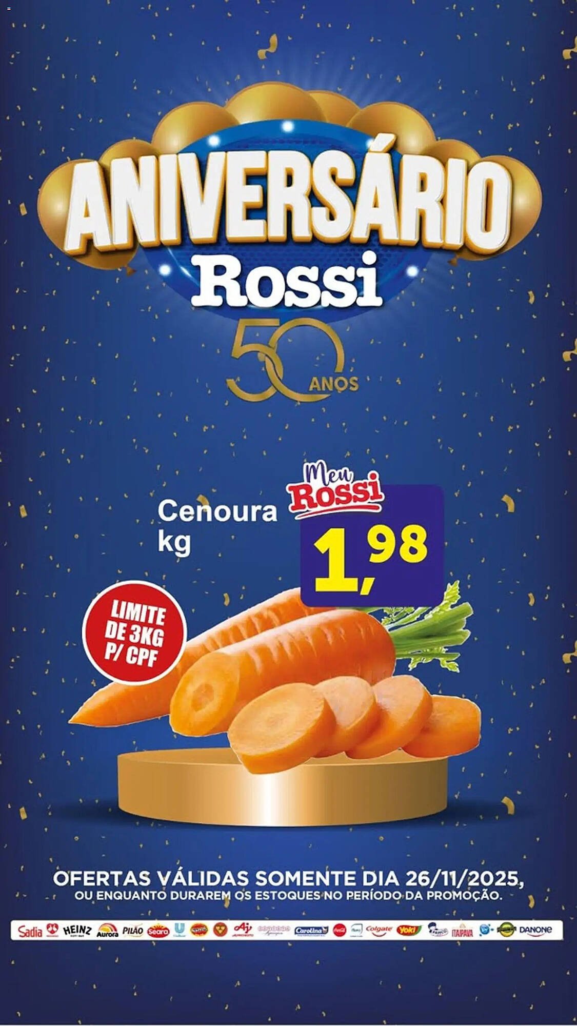 Folheto Rossi Supermercado (2025-11-26 - 2025-11-27)