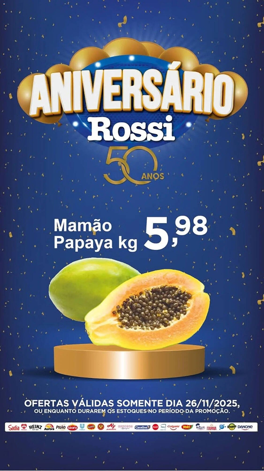 Folheto Rossi Supermercado (2025-11-26 - 2025-11-27)