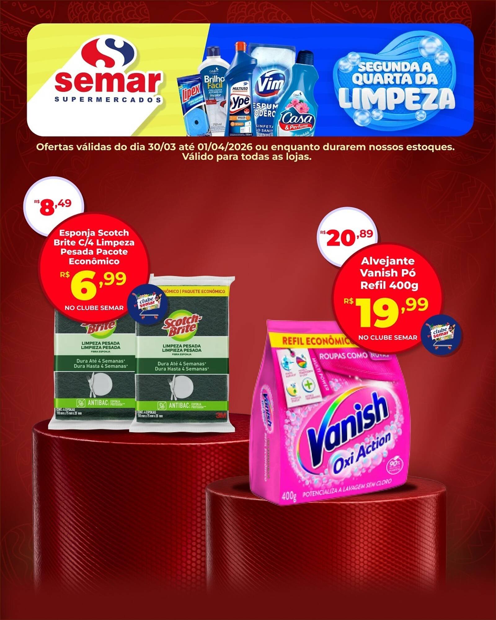 Folheto Semar Supermercado (2026-03-30 - 2026-04-01)