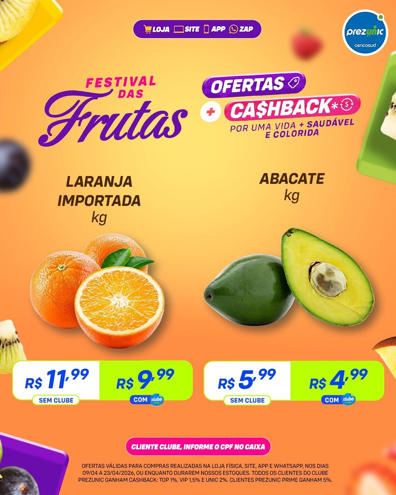 Encarte Prezunic (2026-04-09 - 2026-04-23)