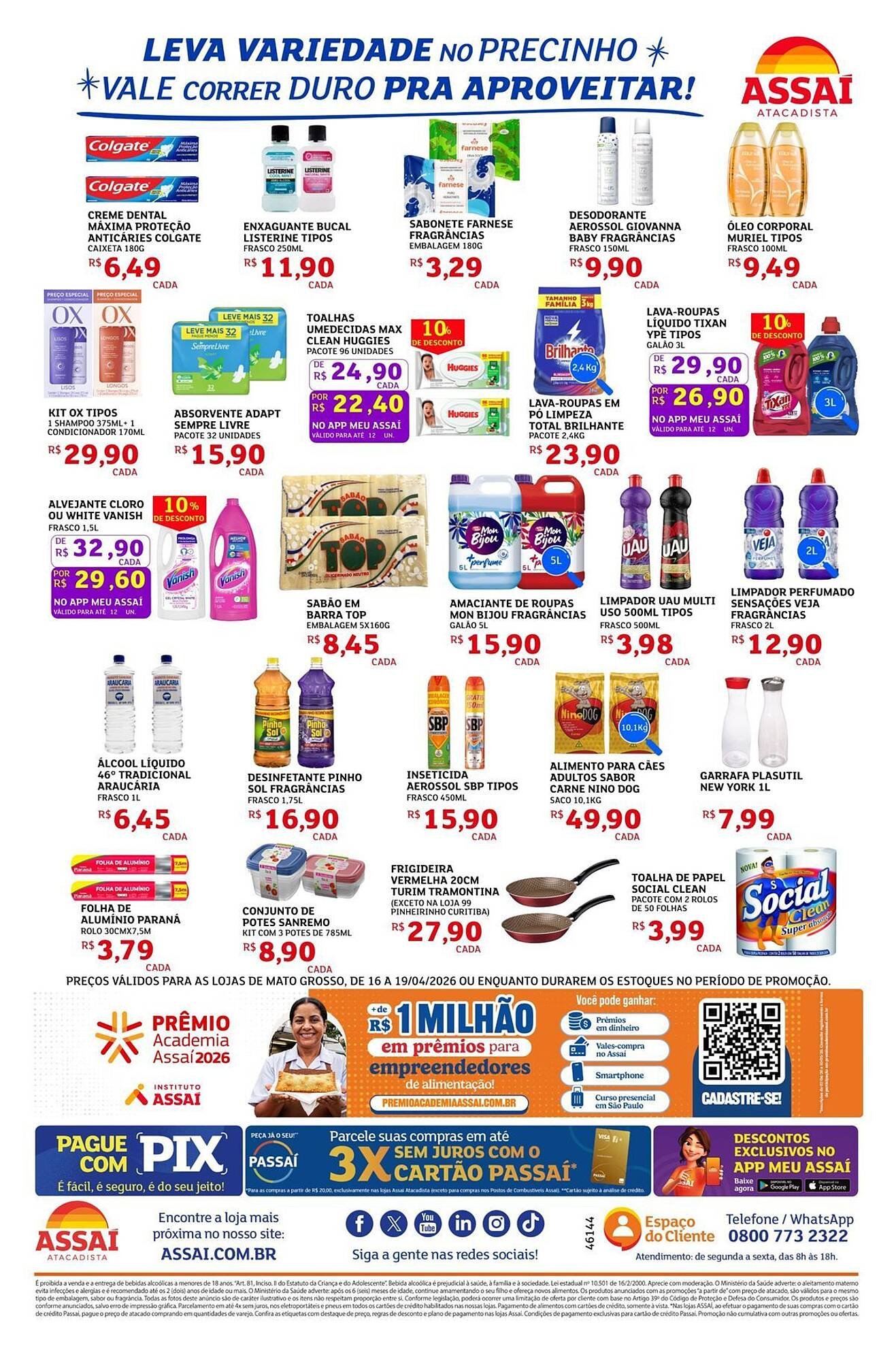 Encarte Assaí Atacadista (2026-04-16 - 2026-04-19)