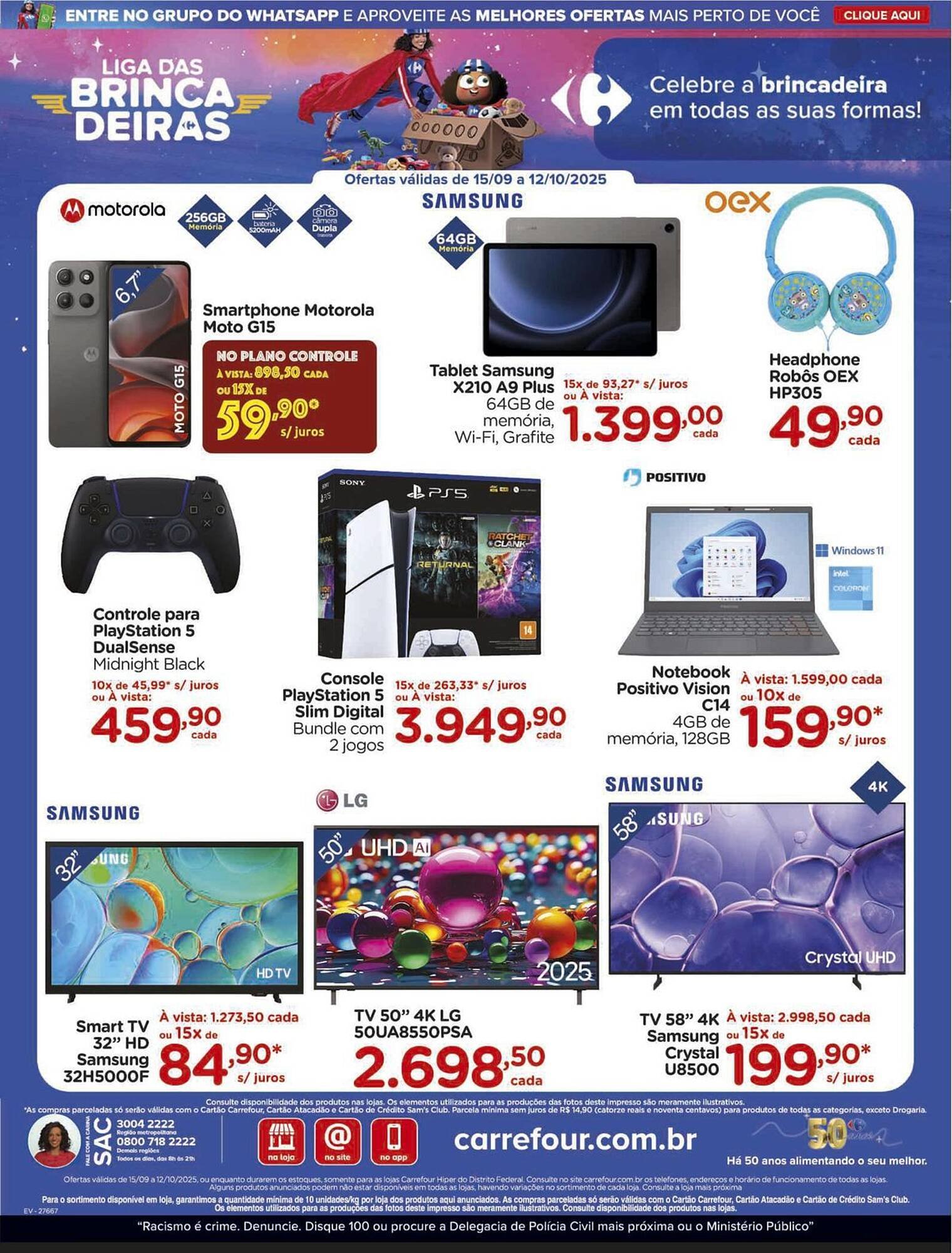 Folheto Carrefour (2025-09-15 - 2025-10-12)
