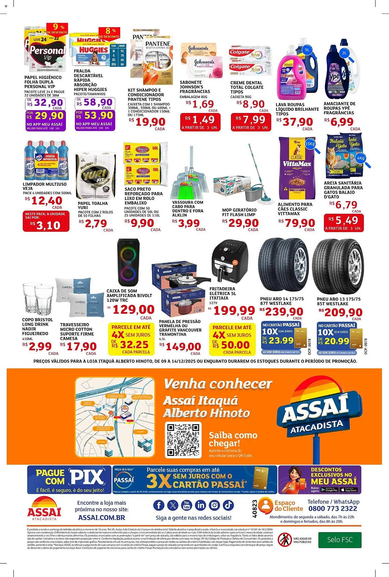 Encarte Assaí Atacadista (2025-12-09 - 2025-12-14)