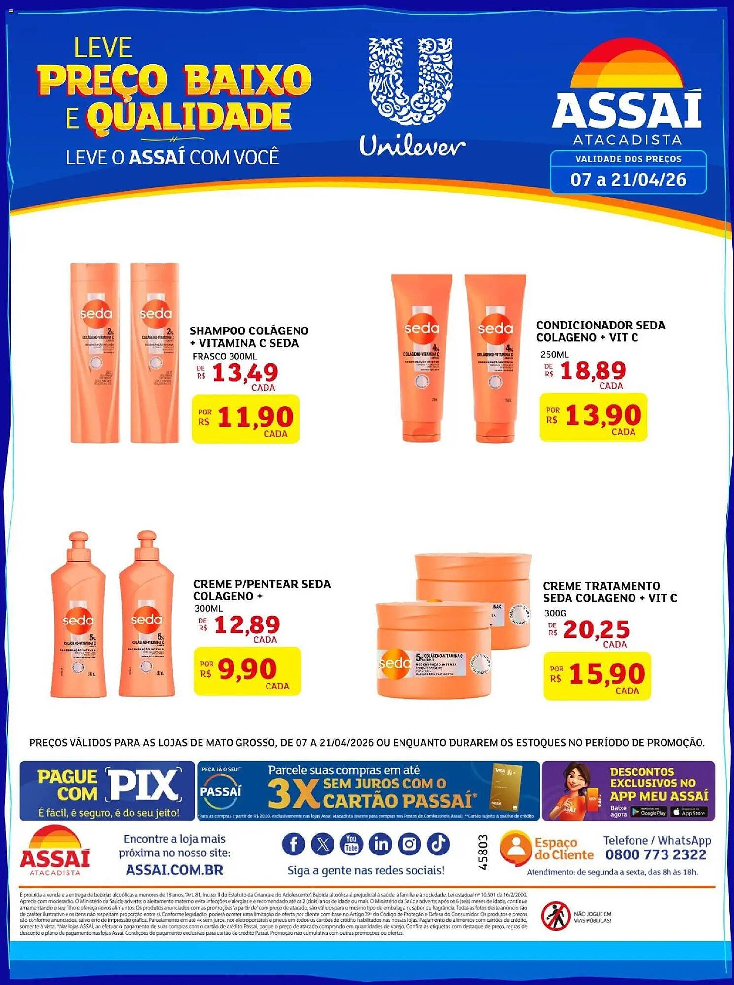 Encarte Assaí Atacadista (2026-04-07 - 2026-04-21)