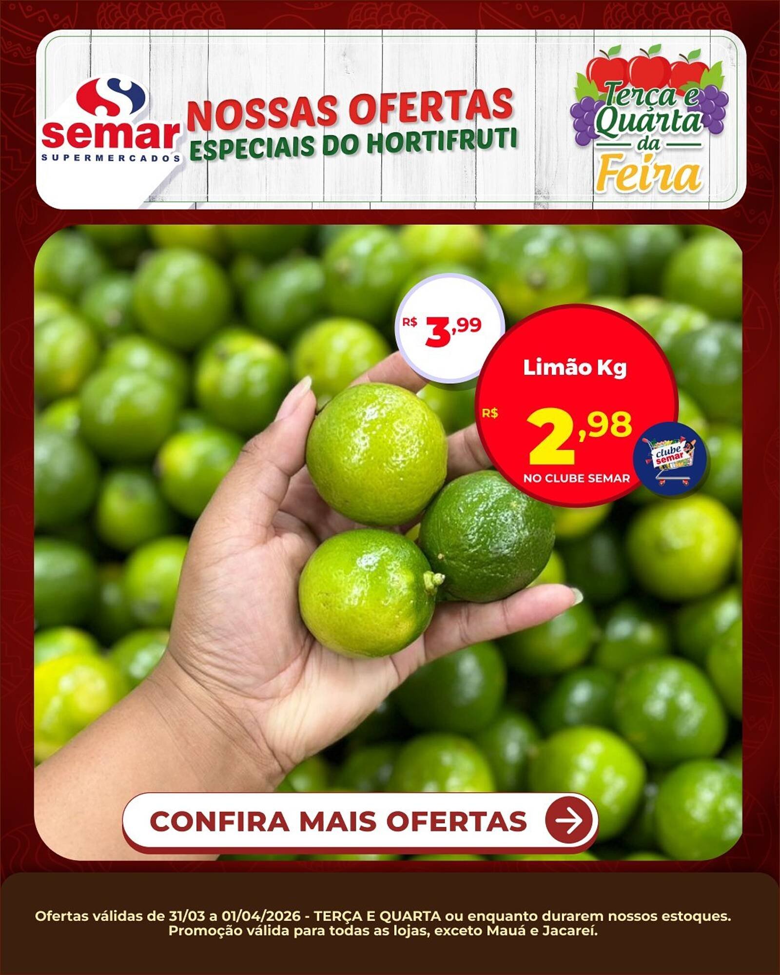 Folheto Semar Supermercado (2026-03-31 - 2026-04-01)