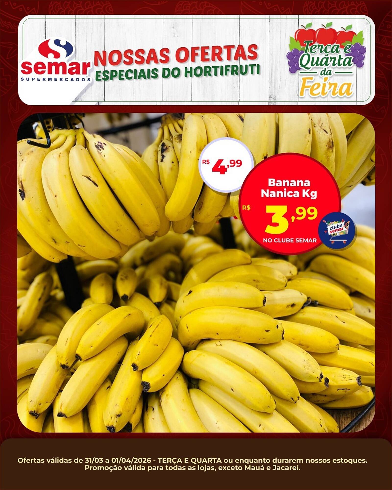 Folheto Semar Supermercado (2026-03-31 - 2026-04-01)