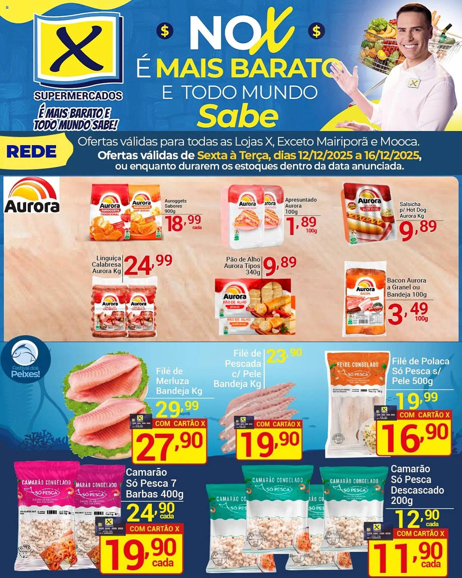 Folheto X Supermercados (2025-12-12 - 2025-12-16)