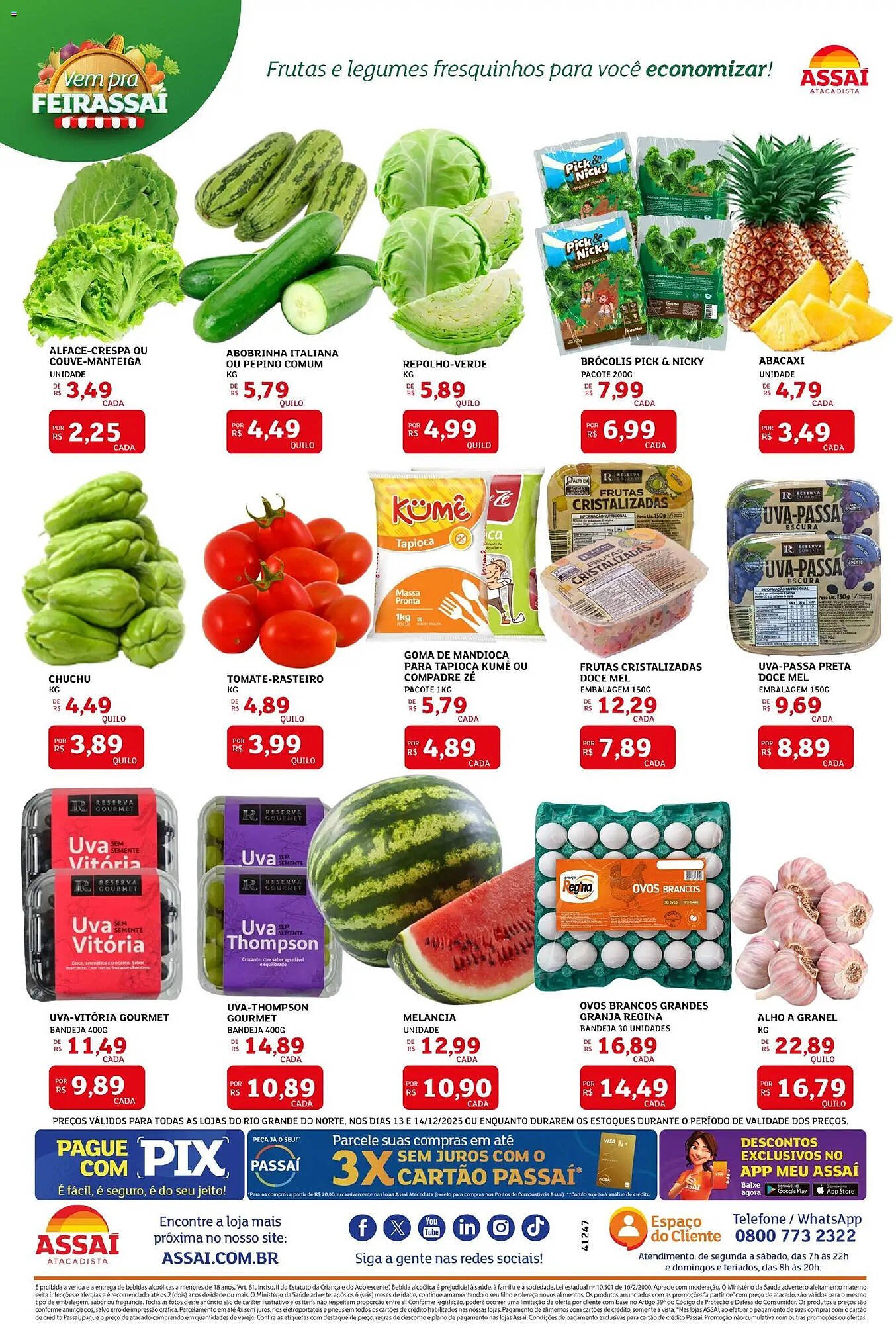 Encarte Assaí Atacadista (2025-12-13 - 2025-12-14)