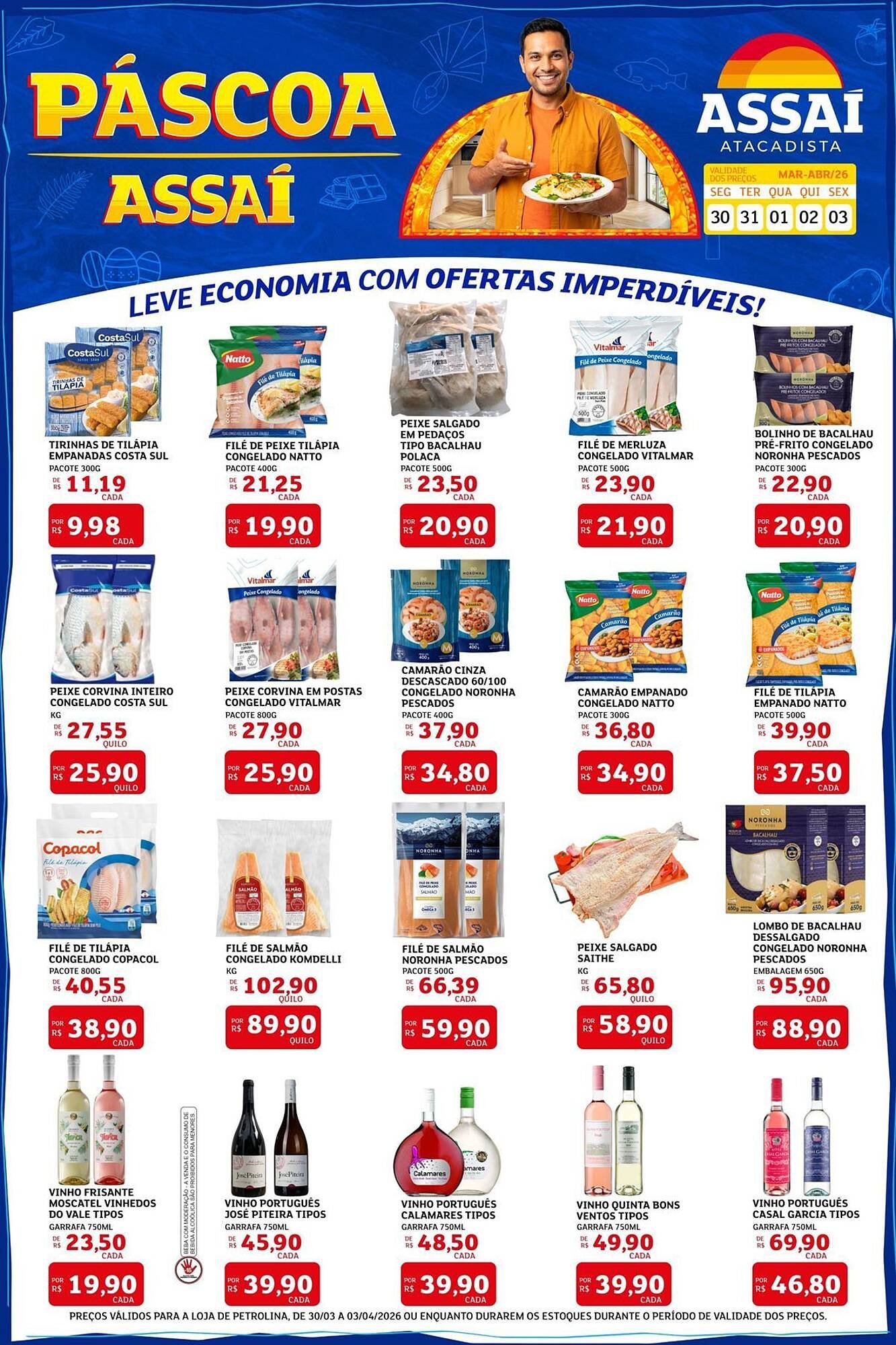 Encarte Assaí Atacadista (2026-03-30 - 2026-04-03)